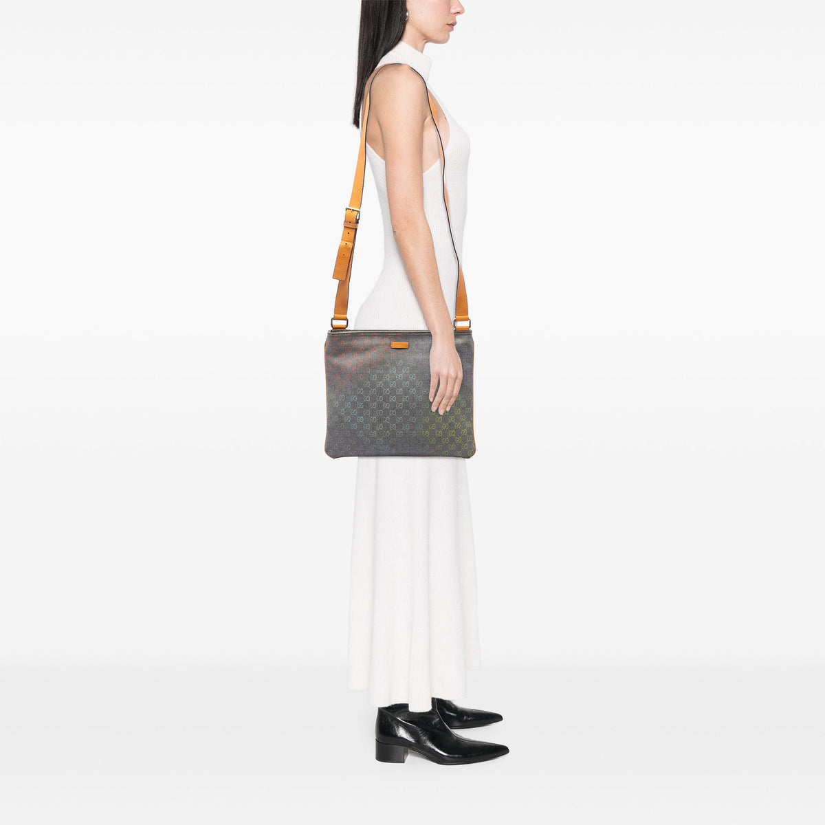 Gucci Multicolor GG Supreme Crossbody
