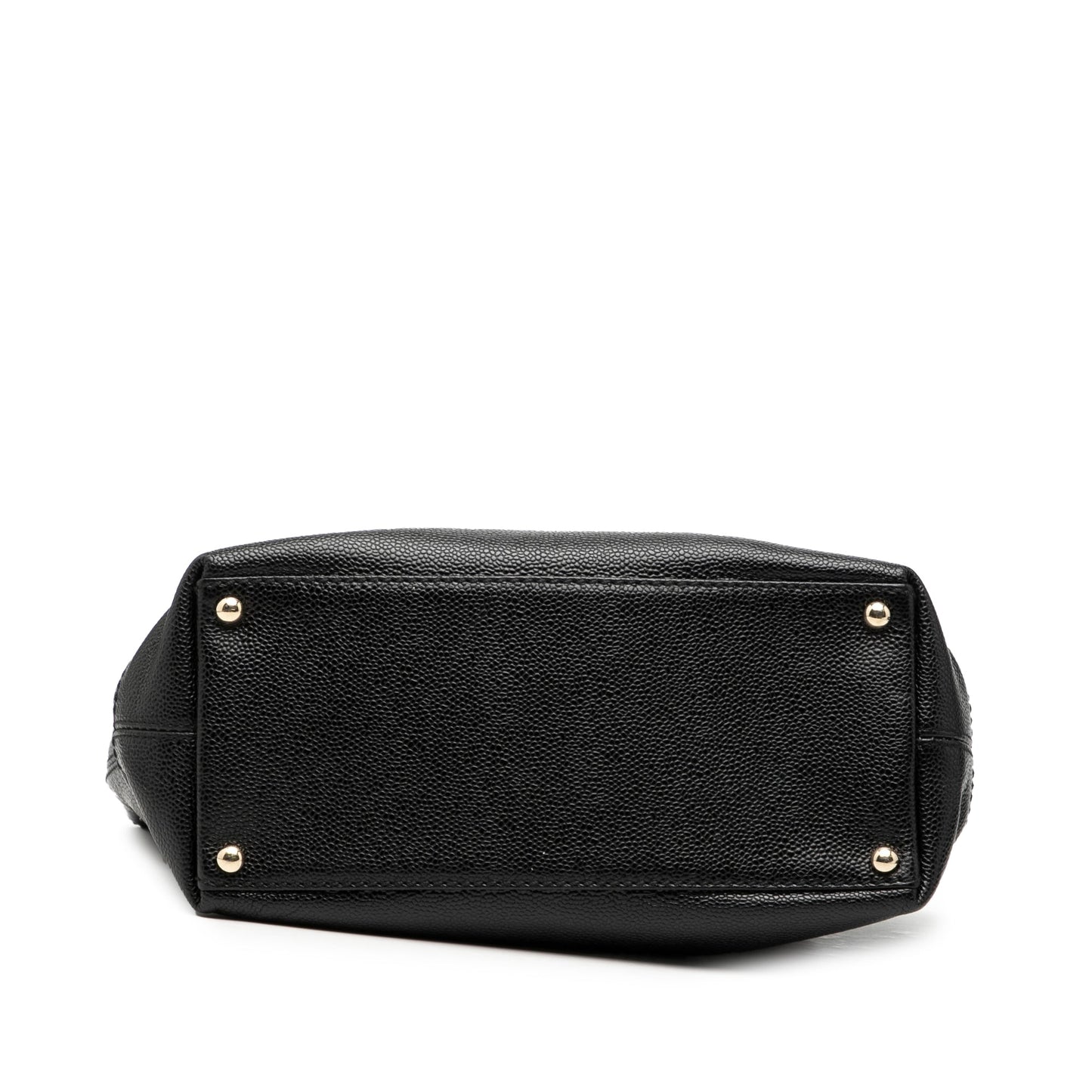 Chanel CC Caviar Drawstring Tote
