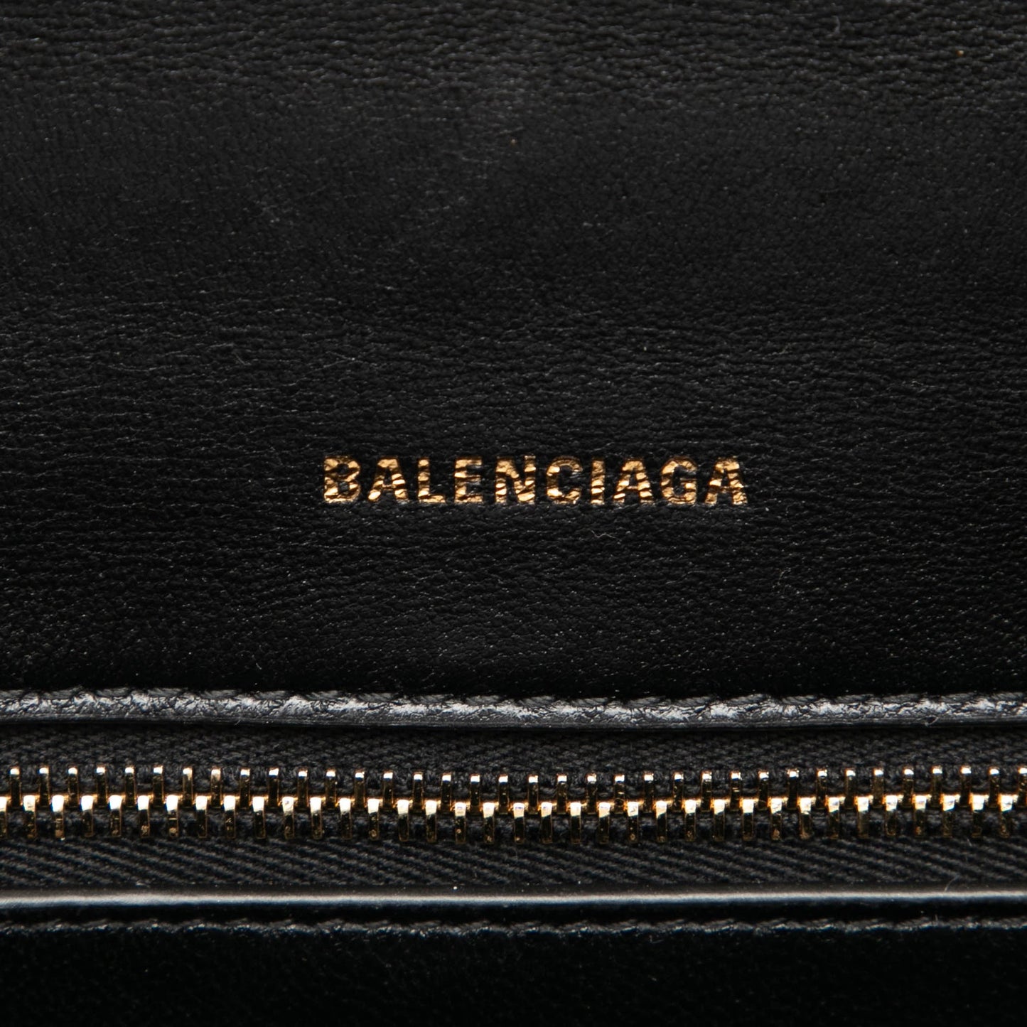 Balenciaga Small Croc Embossed Leather Hourglass Top Handle Bag
