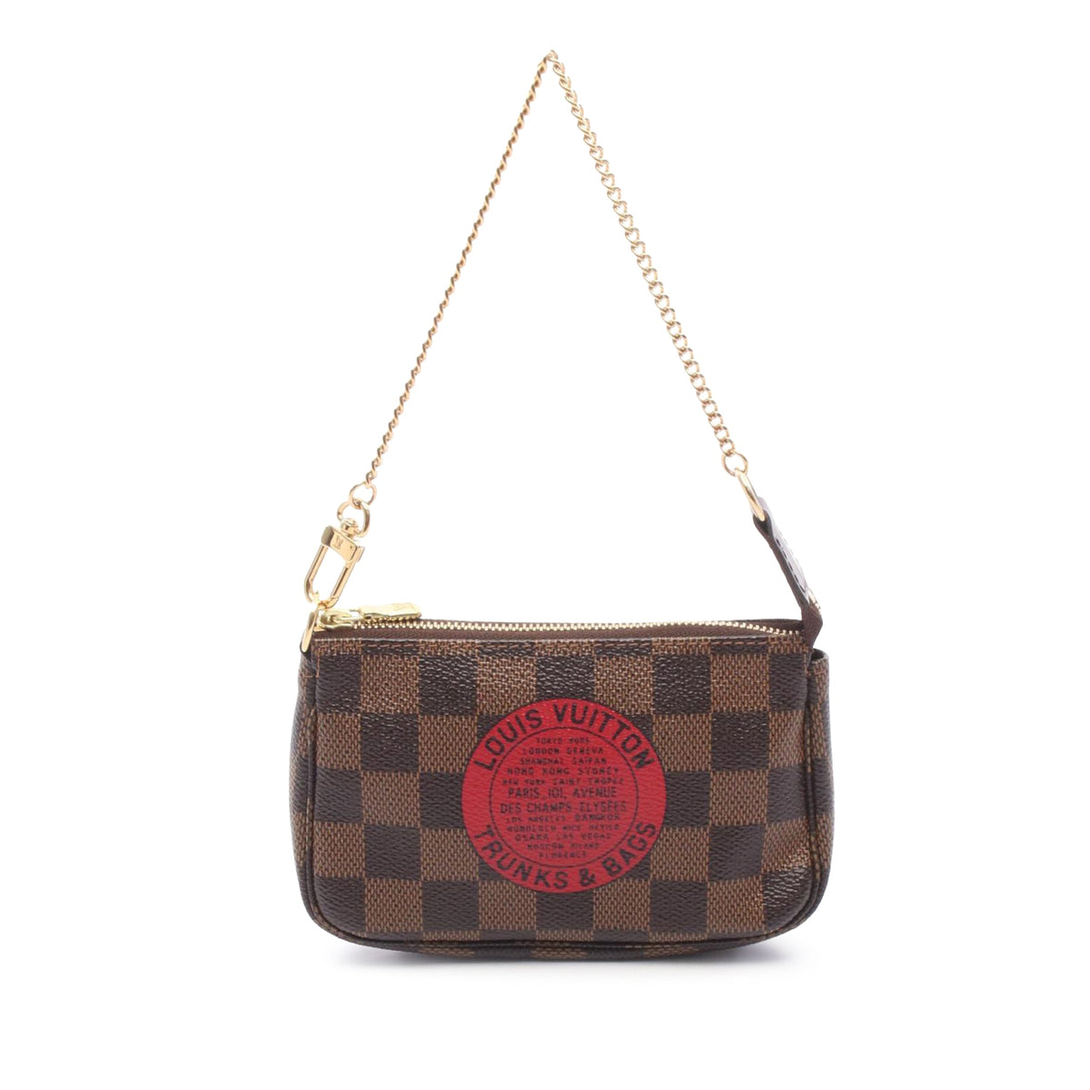 Louis Vuitton Damier Ebene Trunks and Bags Mini Pochette Accessoires