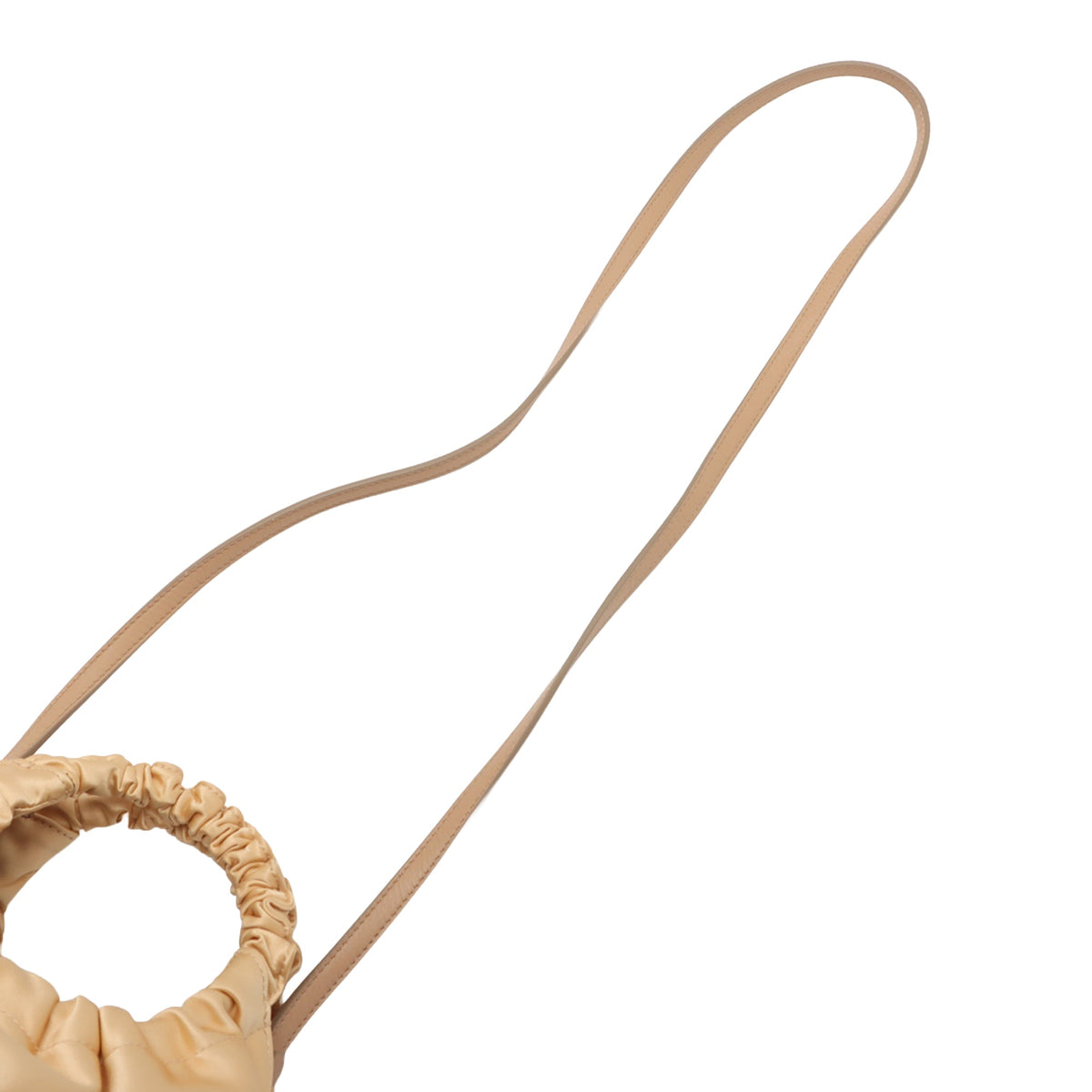 The Row Satin Leather Double Circle — Gold