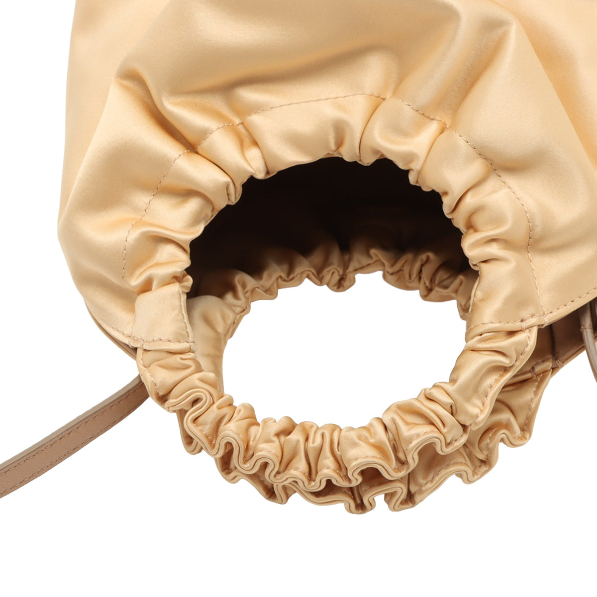 The Row Satin Leather Double Circle — Gold