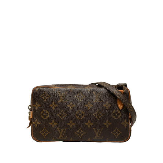 Louis Vuitton Monogram Pochette Marly Bandouliere — Brown