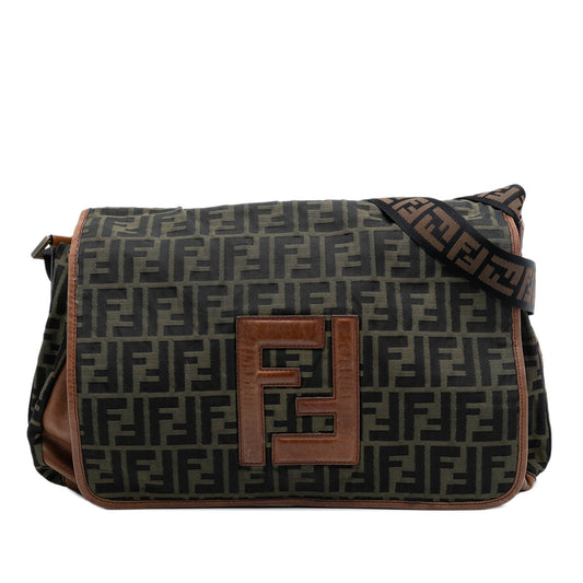 Fendi Zucca Canvas FF Messenger Bag
