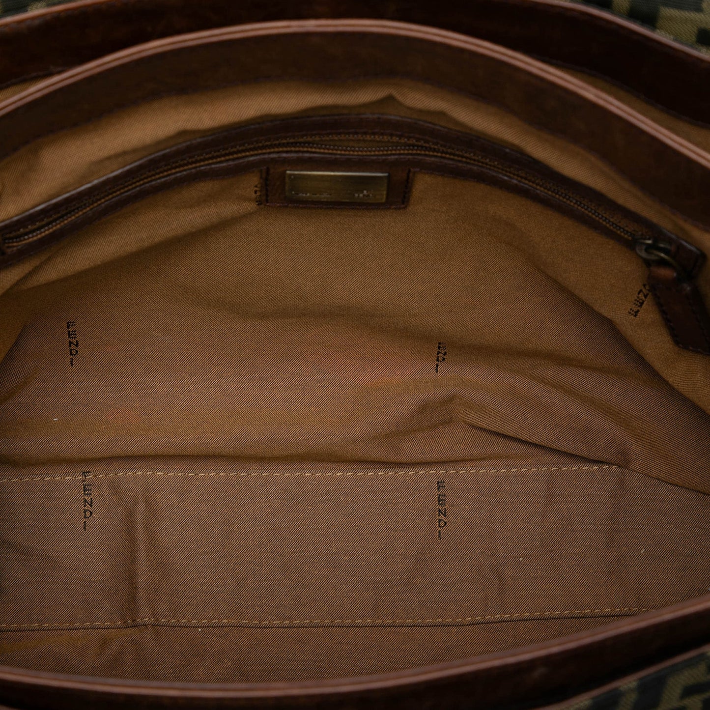Fendi Zucca Canvas FF Messenger Bag