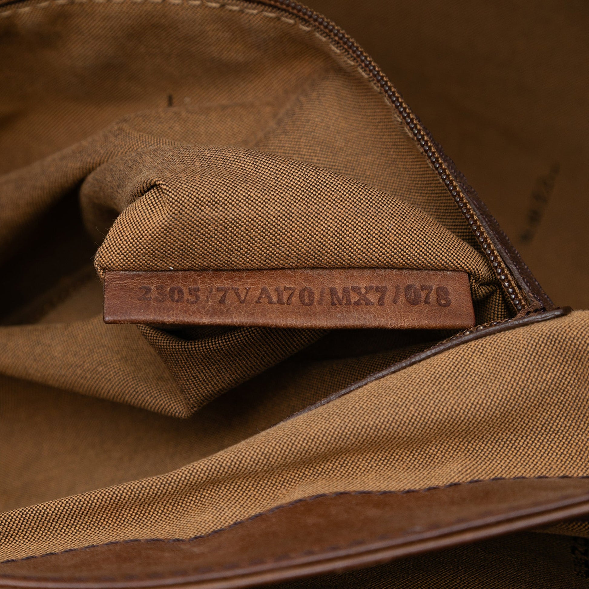Fendi Zucca Canvas FF Messenger Bag