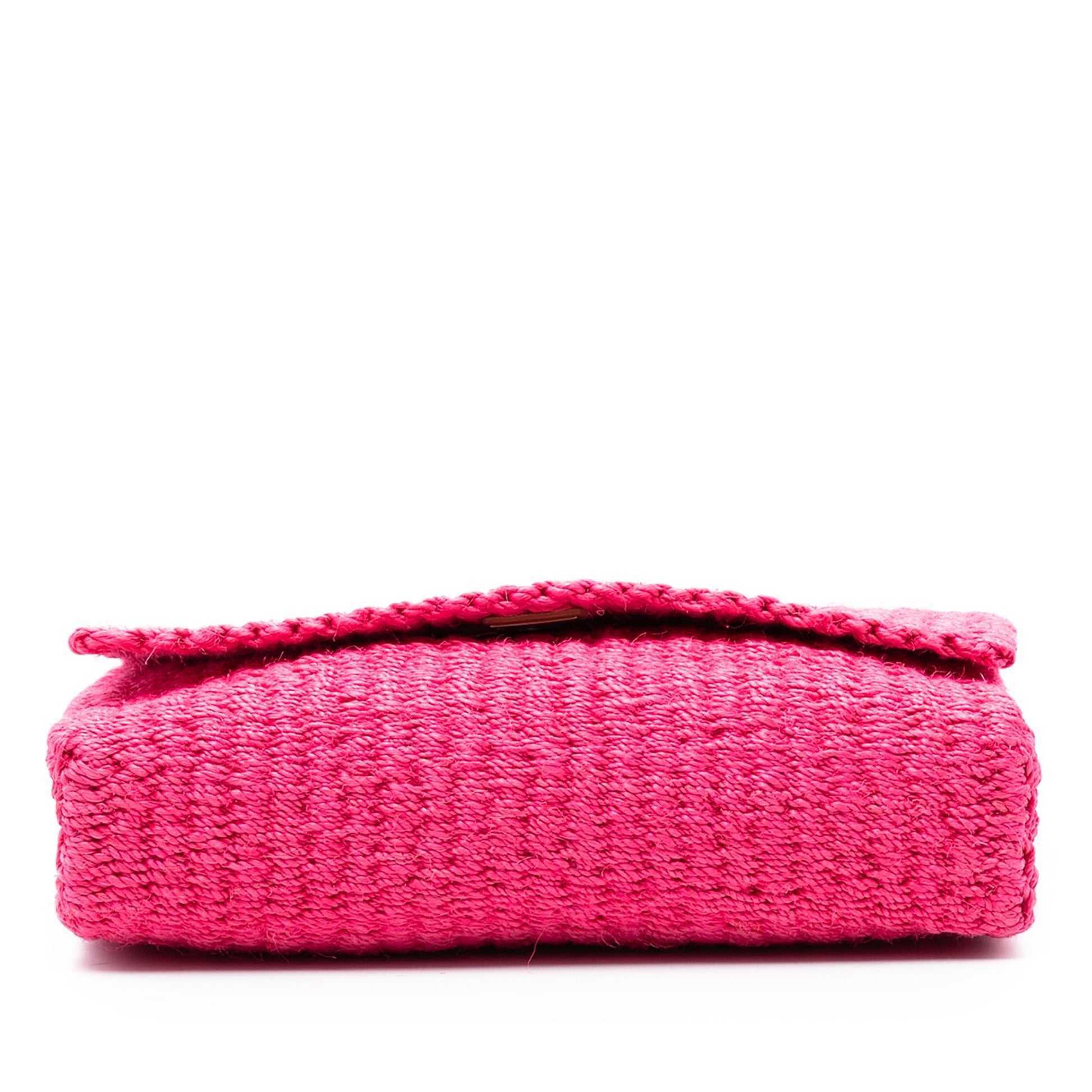 Medium Raffia Monogram Kate Crossbody