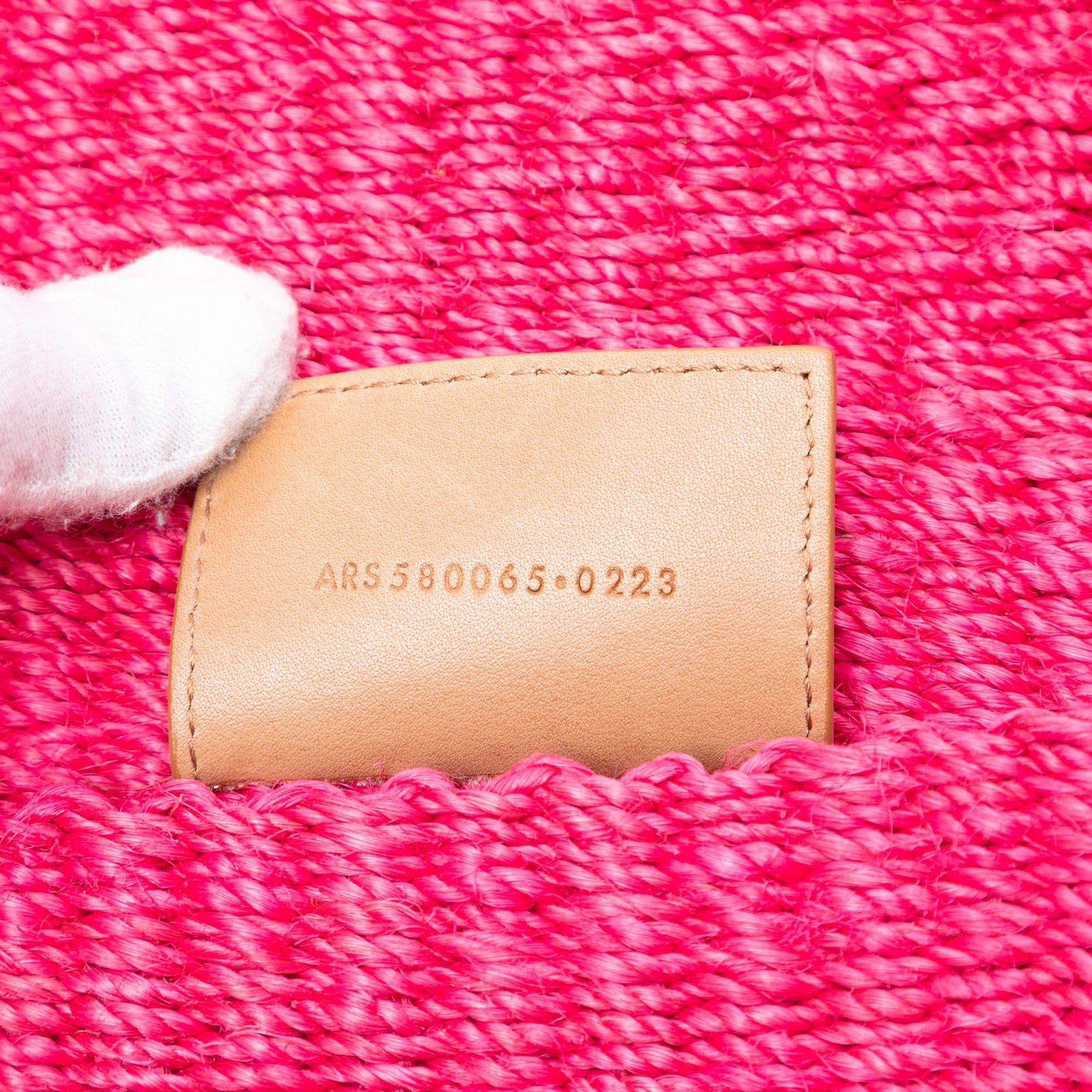 Medium Raffia Monogram Kate Crossbody