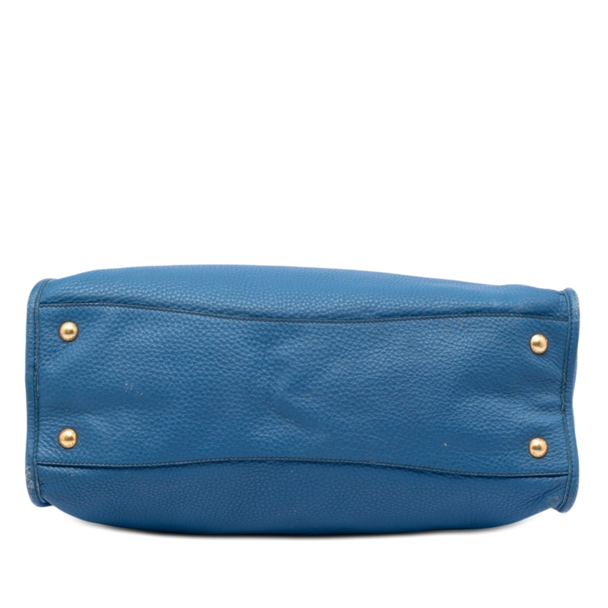 Prada Vitello Daino Zip Top Satchel