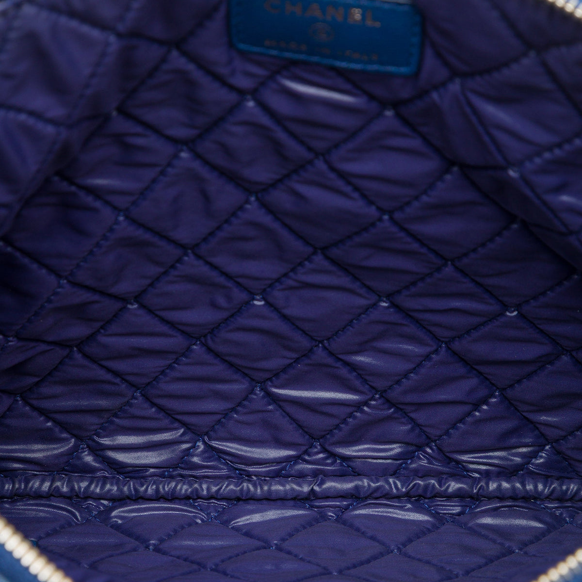Chanel Medium Bi Quilted Lambskin O Case Clutch