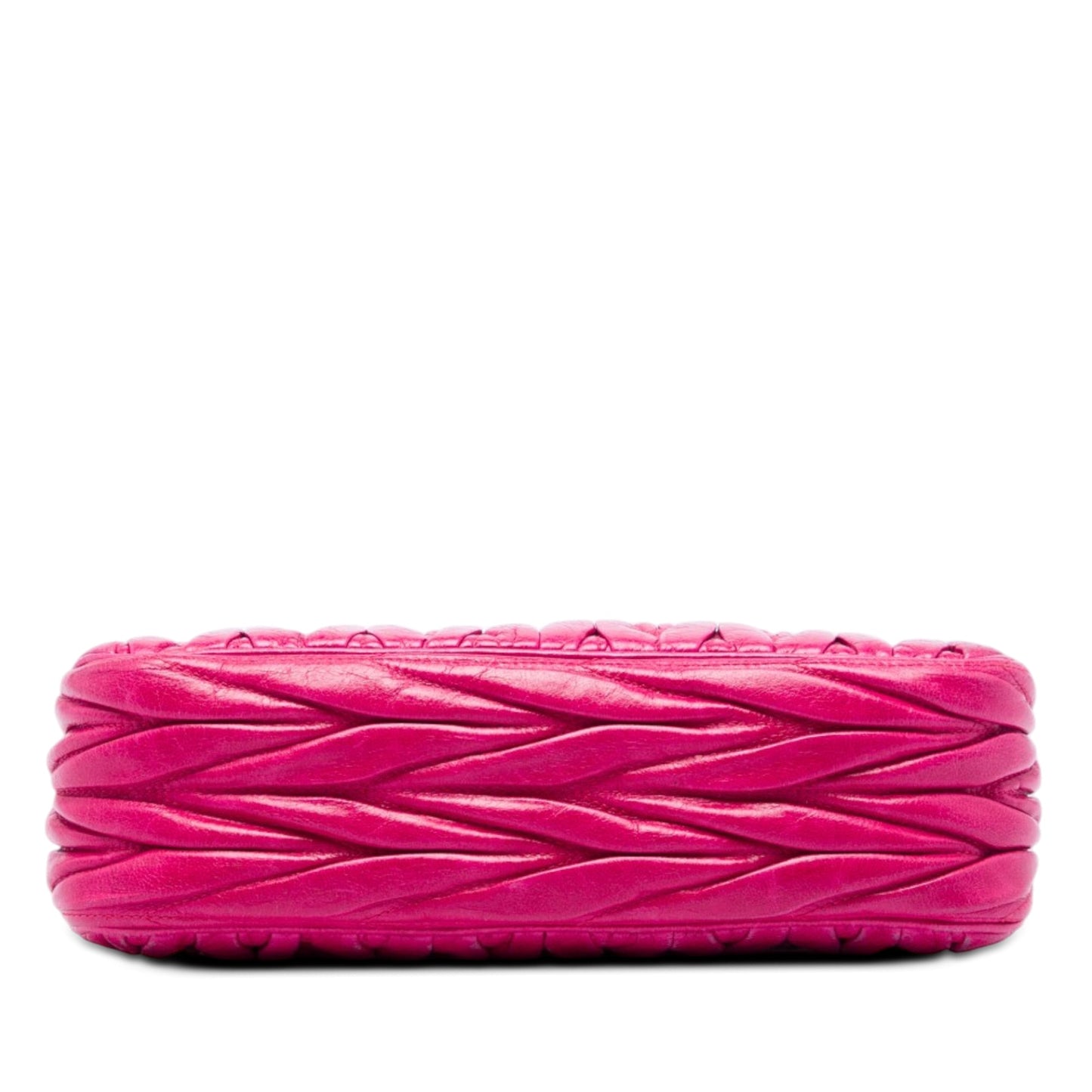 Miu Miu Matelasse Nappa Lux Charm Shoulder Bag