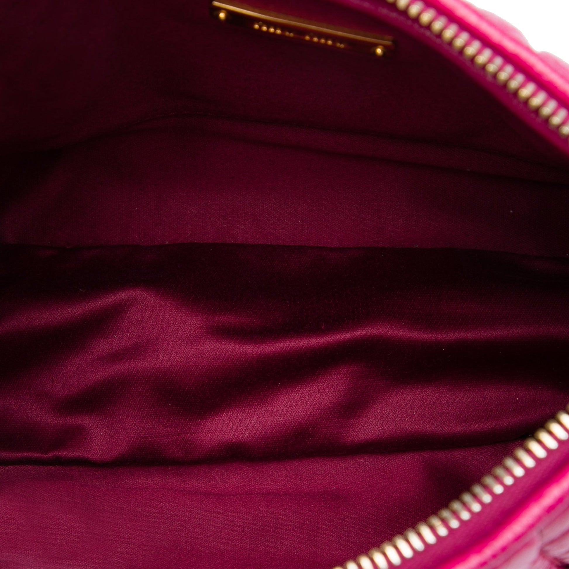 Miu Miu Matelasse Nappa Lux Charm Shoulder Bag