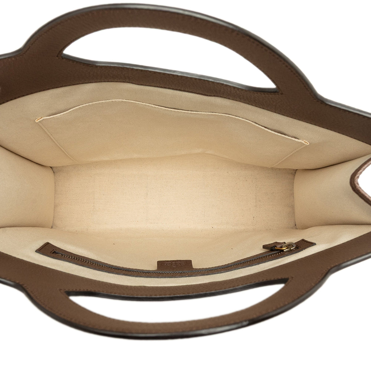 Gucci GG Supreme Web Ophidia Vertical Tote — Beige