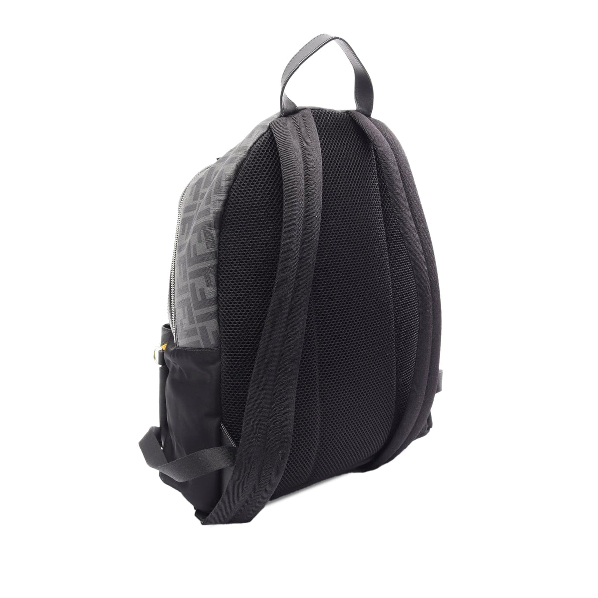 Fendi Zucca Coated Canvas and Nylon Diagonal Backpack