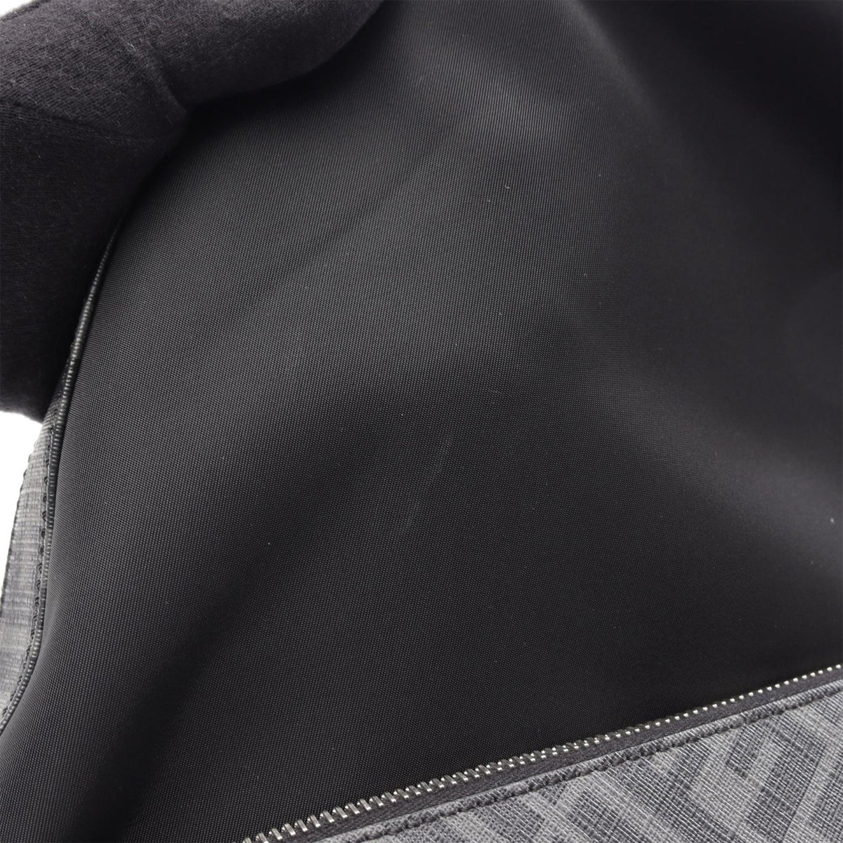 Fendi Zucca Coated Canvas and Nylon Diagonal Backpack