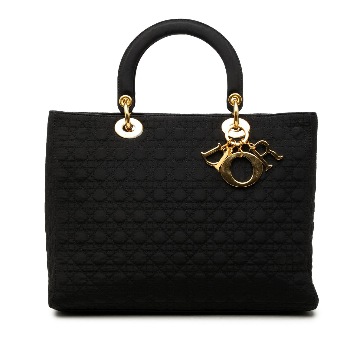Dior Large Nylon Microcannage Lady Dior