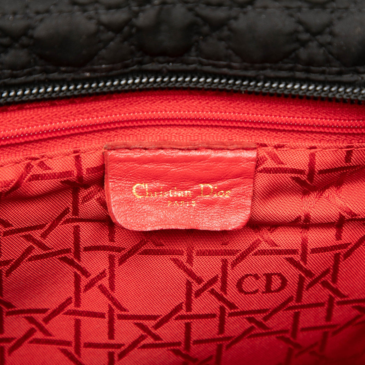Dior Large Nylon Microcannage Lady Dior