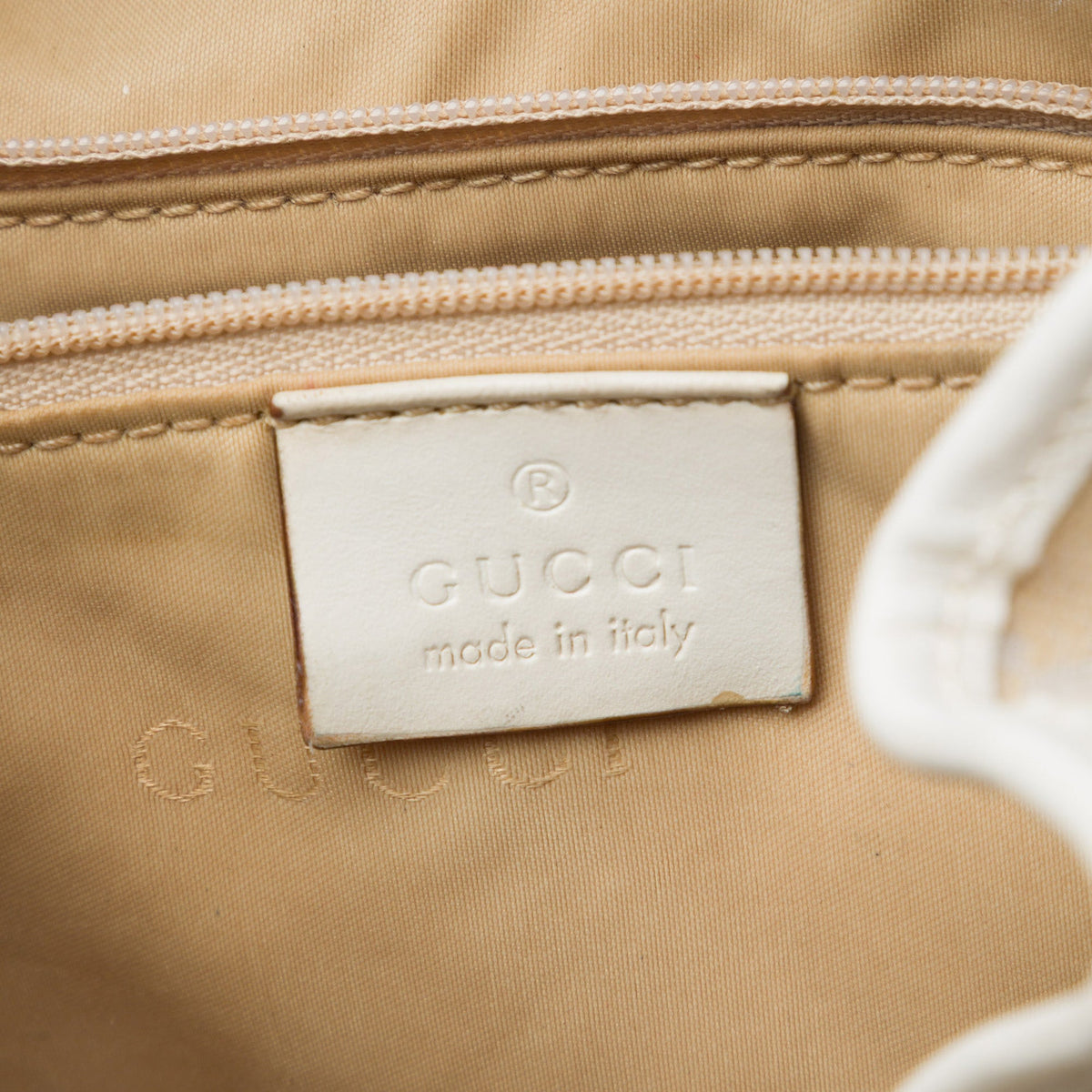 Gucci GG Canvas Resin Hoop Handle Bag