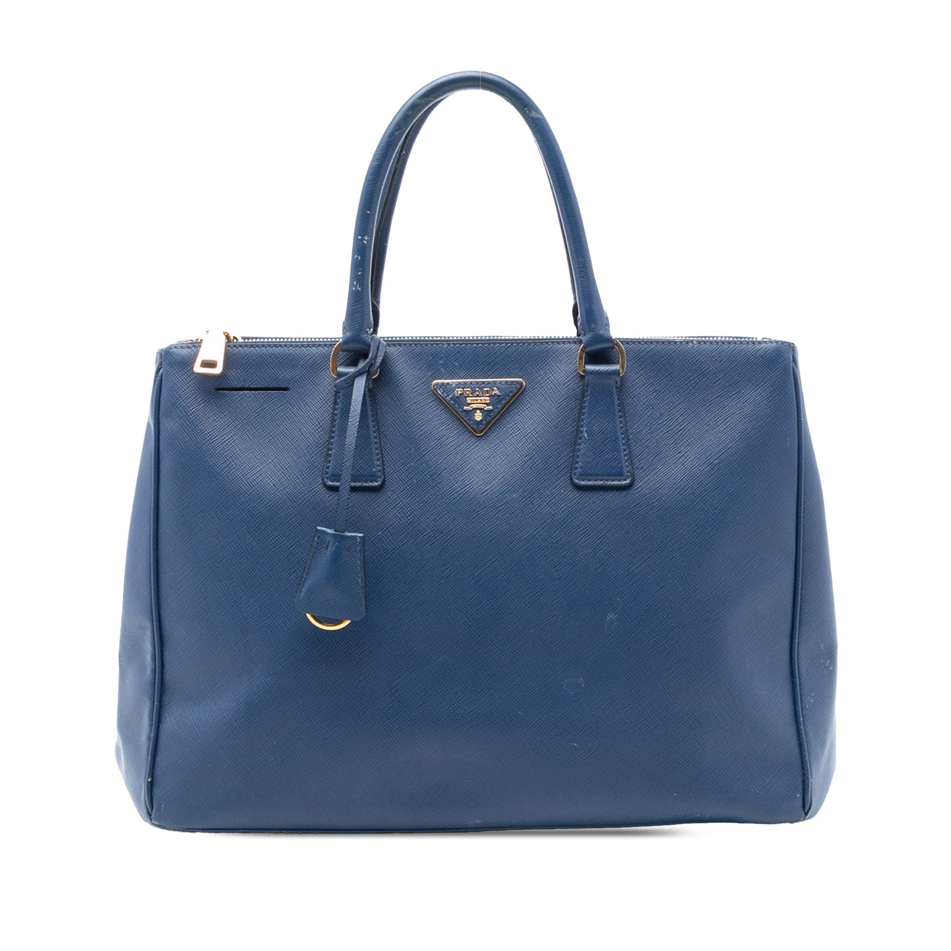 Prada Large Saffiano Lux Galleria Double Zip Tote