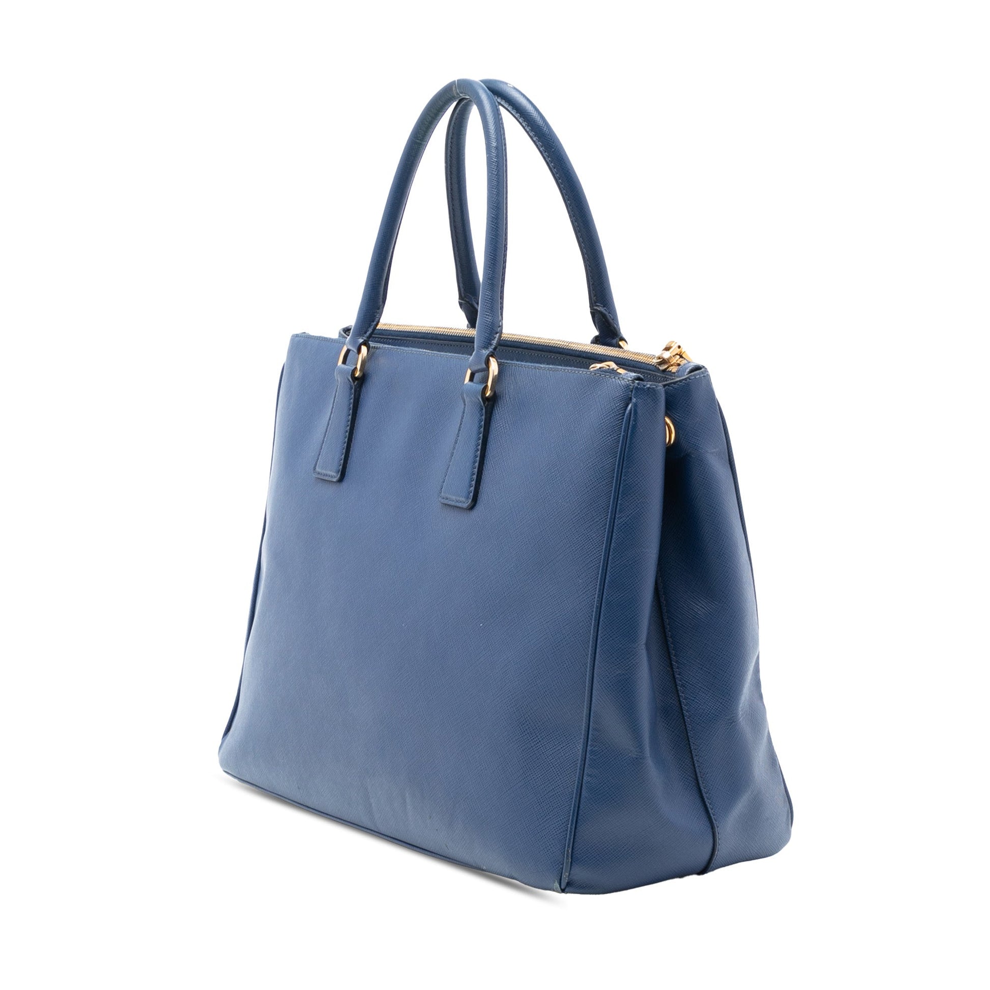 Prada Large Saffiano Lux Galleria Double Zip Tote