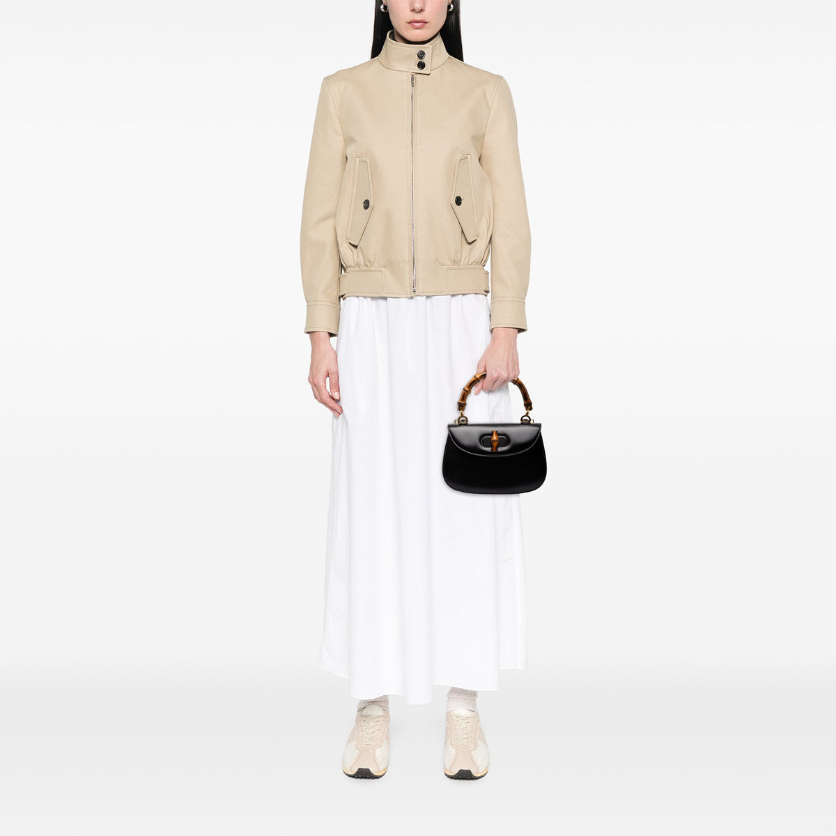 Gucci Small Calfskin Bamboo Night
