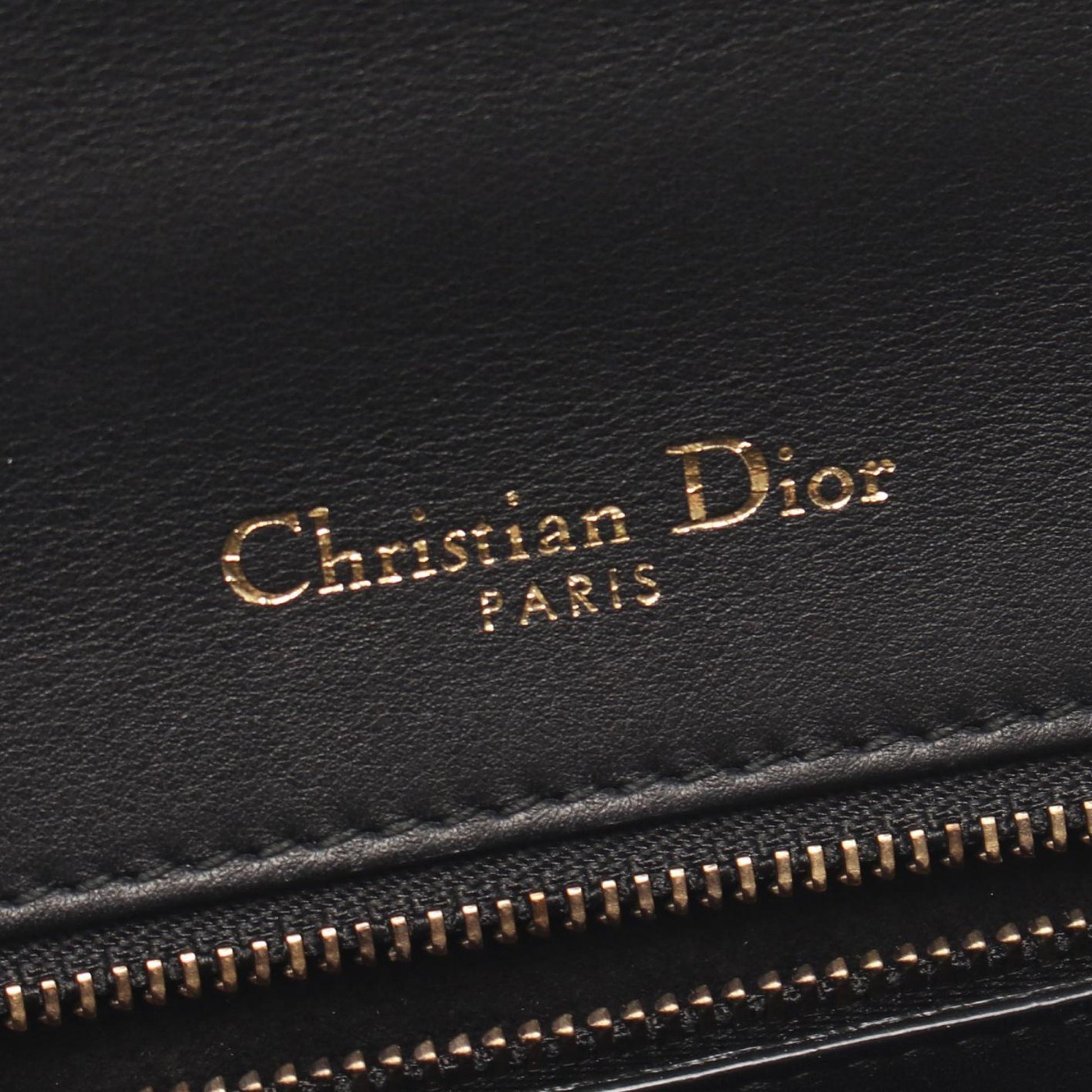 Dior Small Lambskin Studded Diorama Flap