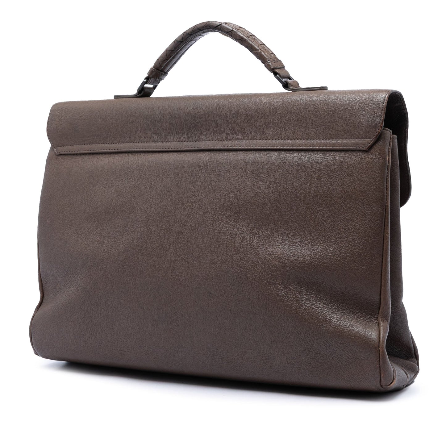 Bottega Veneta Intrecciato Trimmed Nappa Business Bag