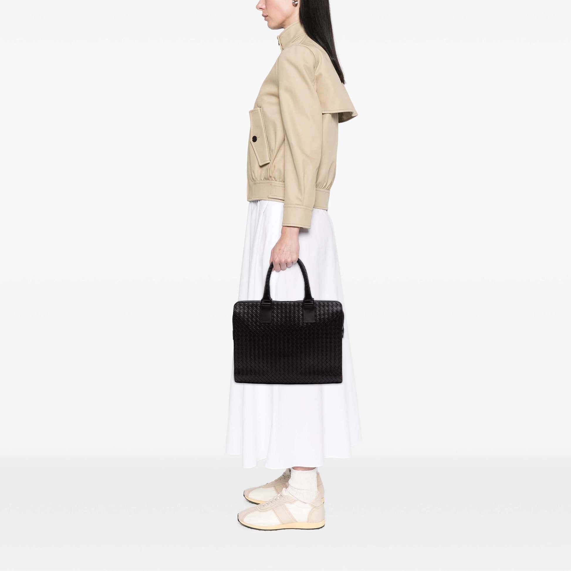 Bottega Veneta Nappa Intrecciato Business Bag