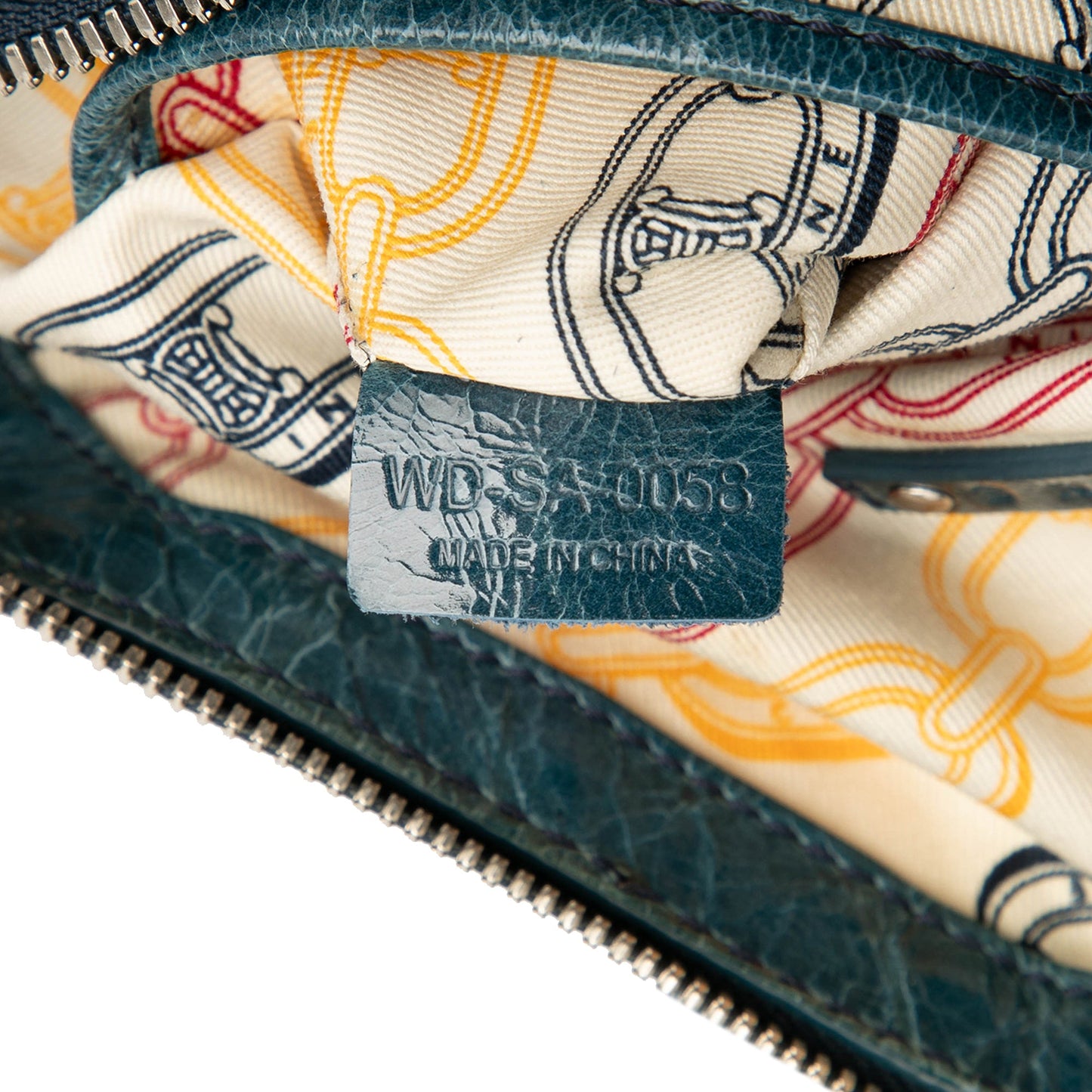 Celine Crinkled Patent Macadam Shoulder Bag