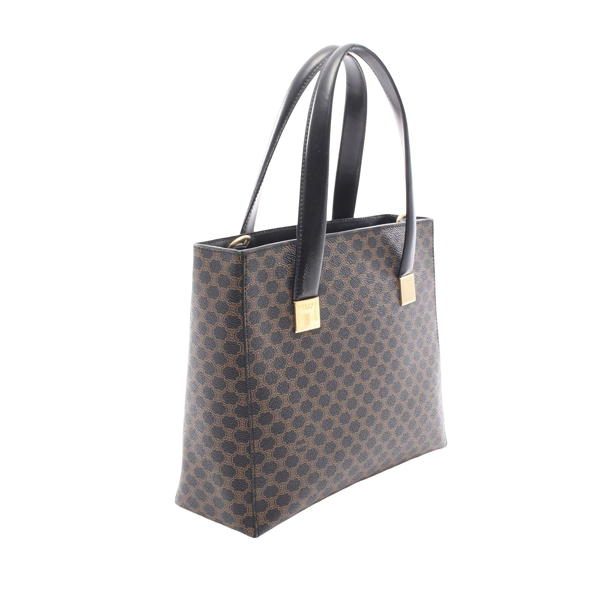 Celine Macadam Coated Canvas Handbag
