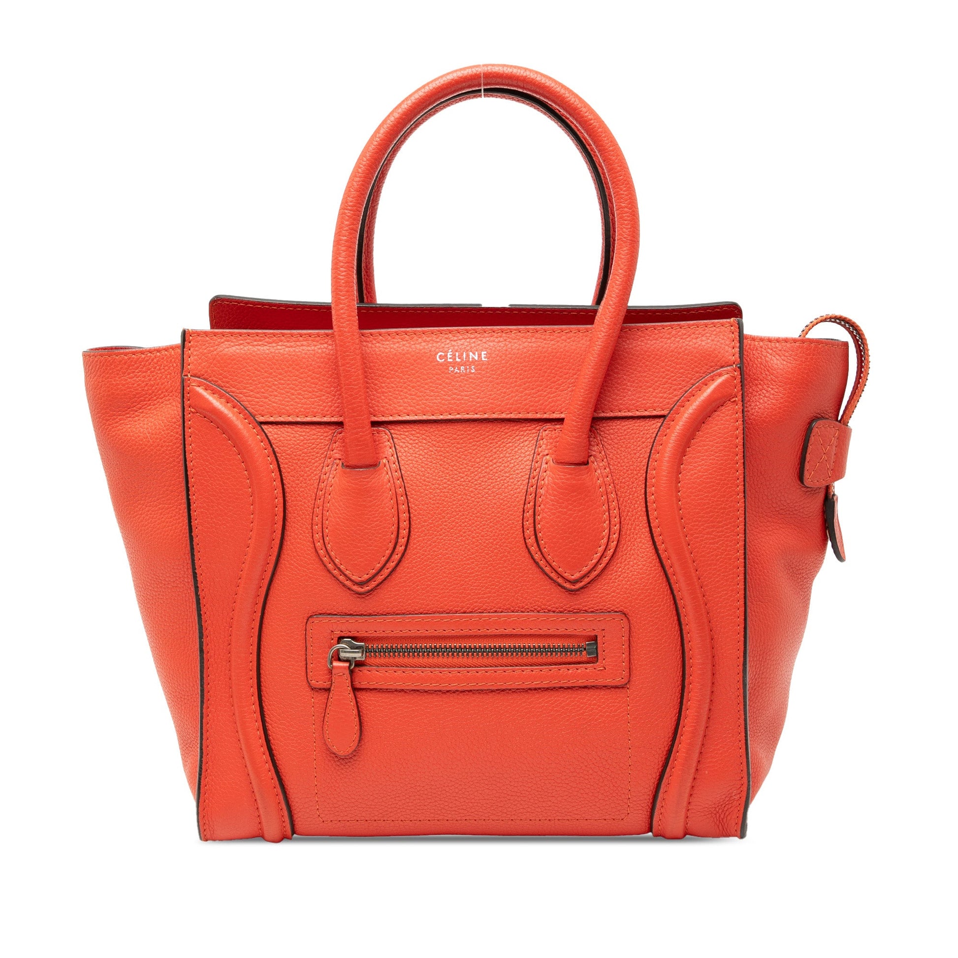 Celine Micro Leather Luggage Tote