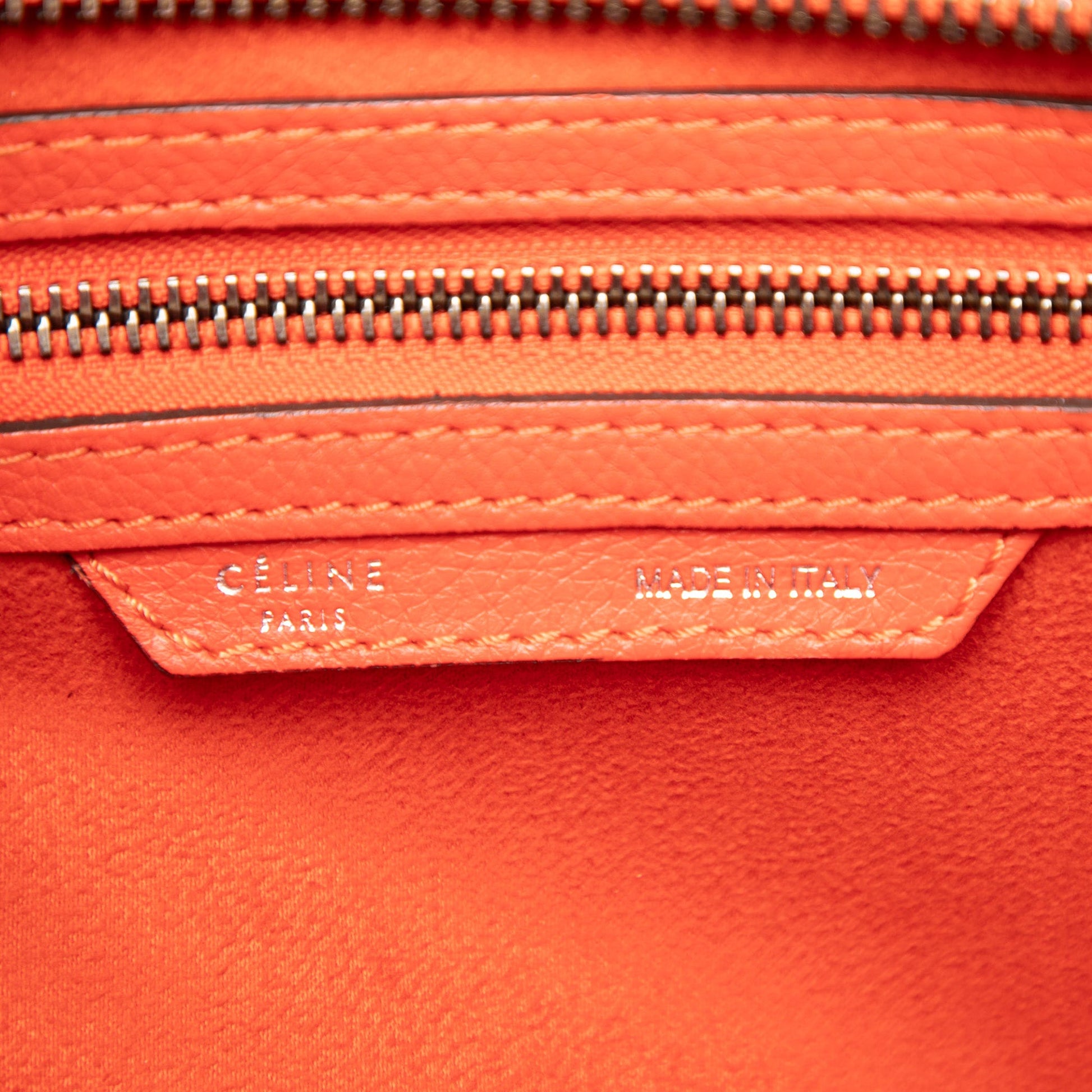 Celine Micro Leather Luggage Tote