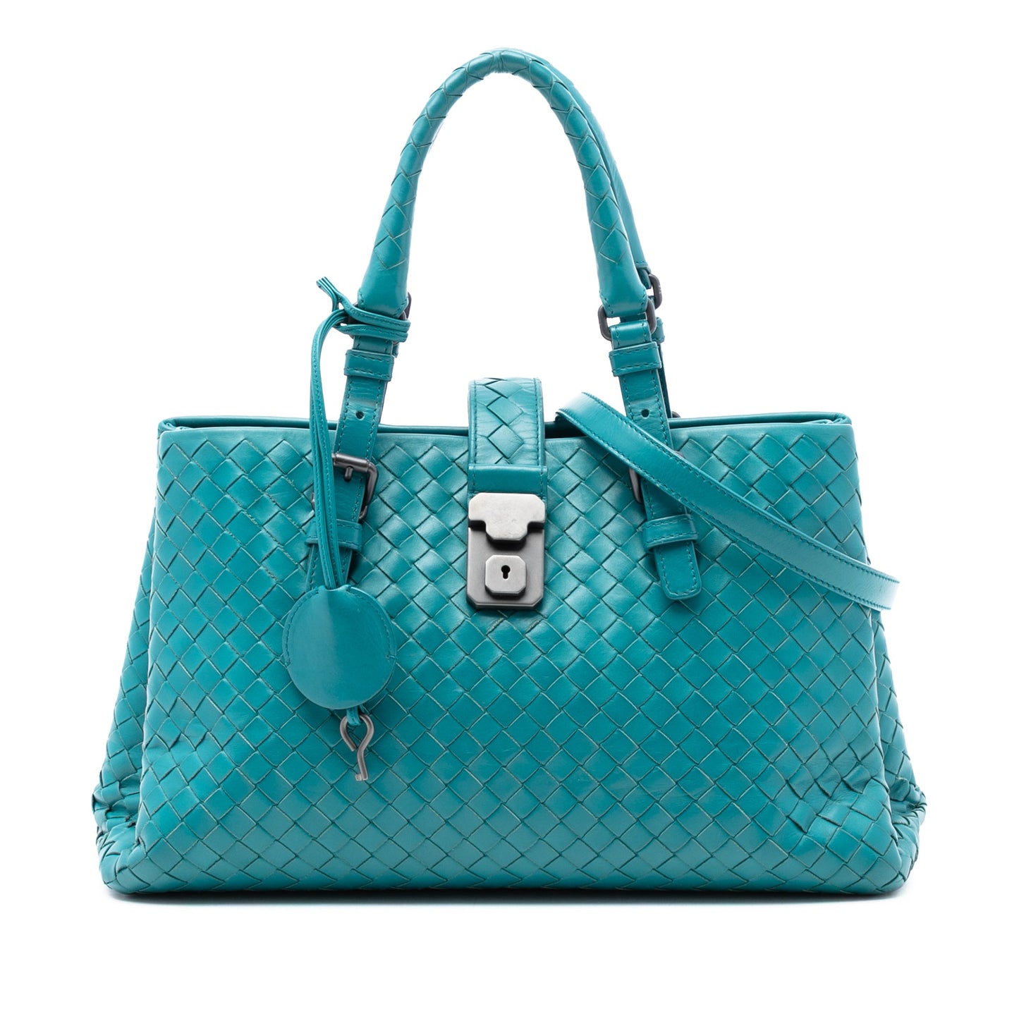 Bottega Veneta Small Nappa Intrecciato Roma Satchel