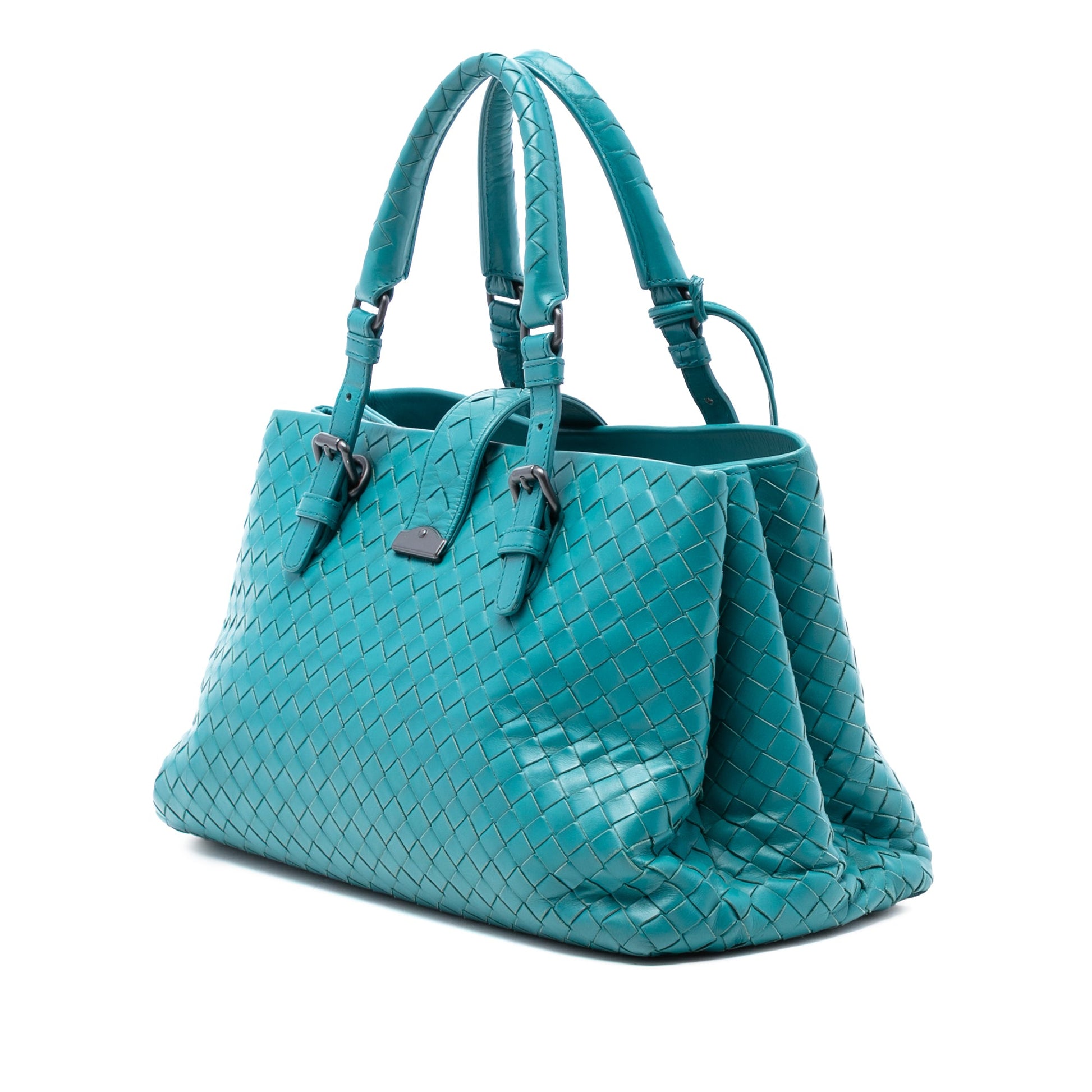 Bottega Veneta Small Nappa Intrecciato Roma Satchel