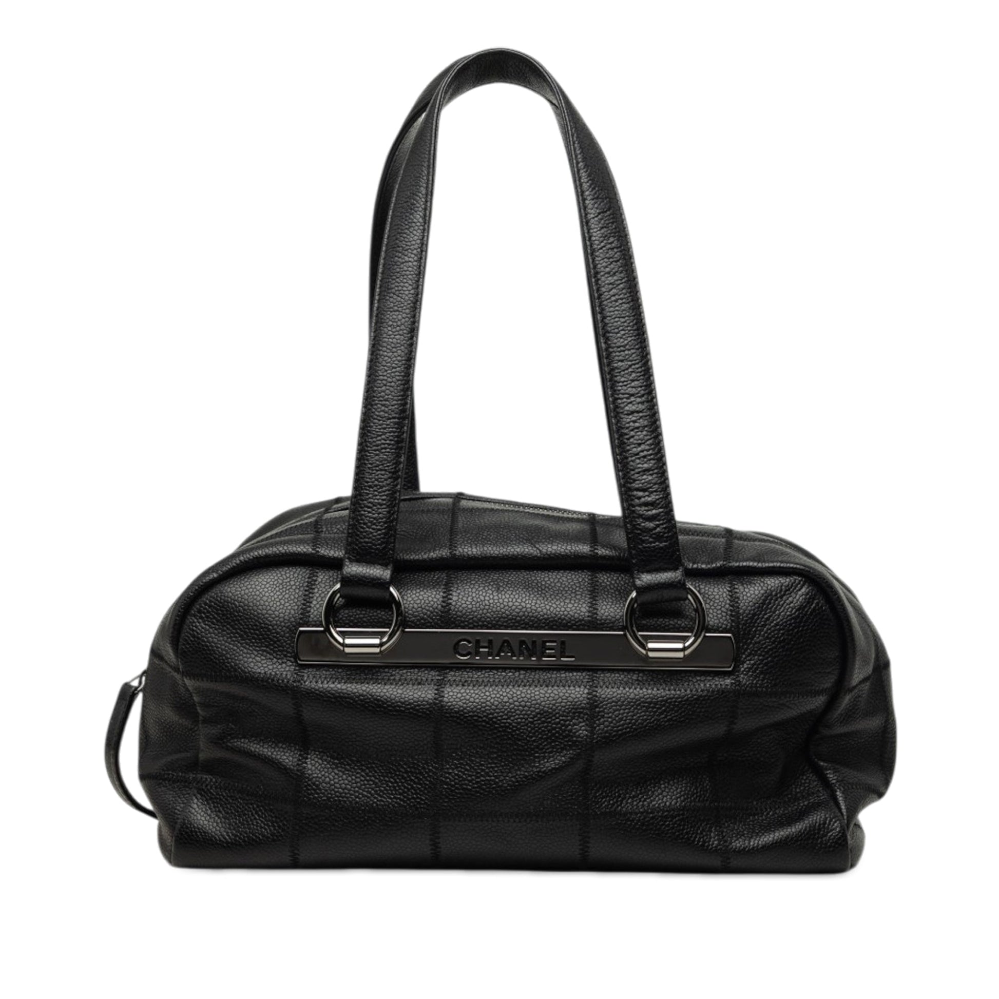 Chanel Chocolate Bar Caviar Shoulder Bag