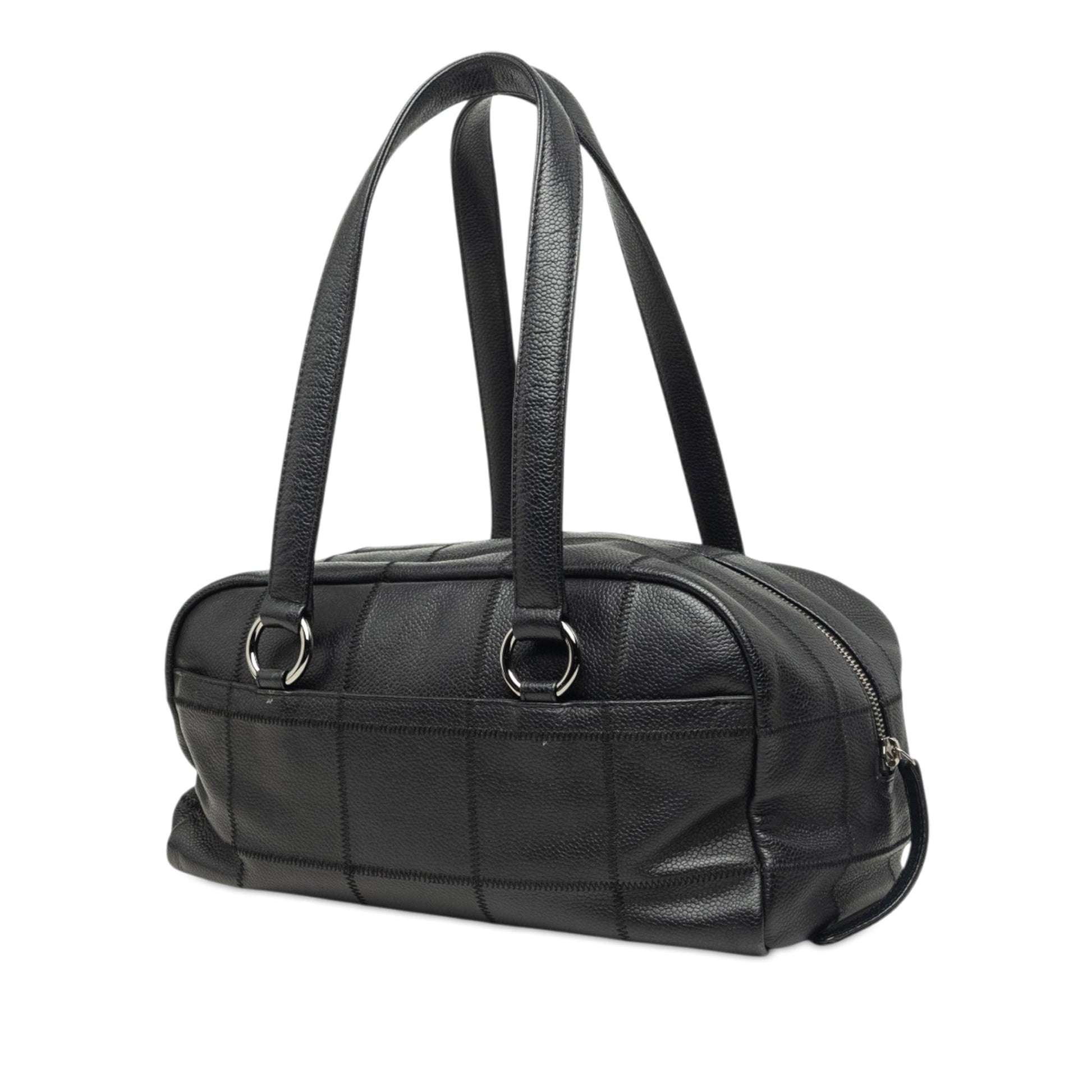 Chanel Chocolate Bar Caviar Shoulder Bag