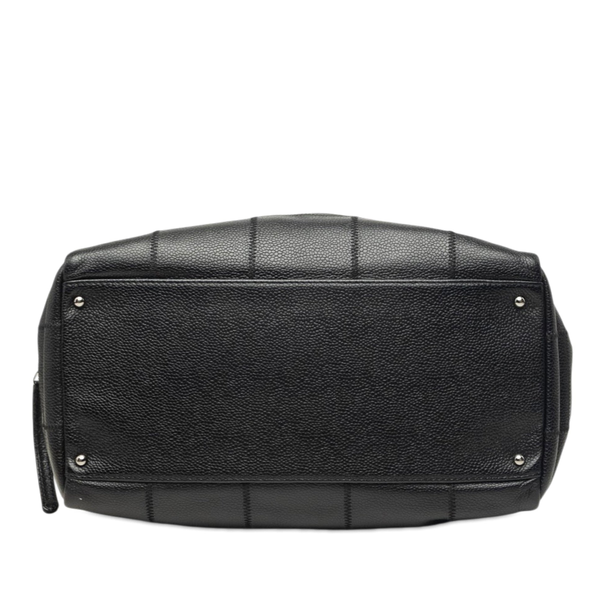 Chanel Chocolate Bar Caviar Shoulder Bag