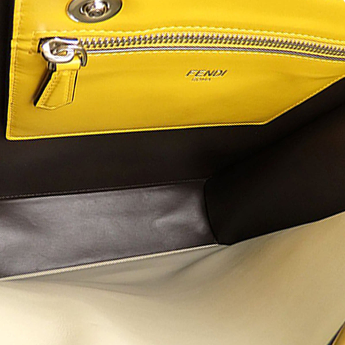 Fendi Small Calfskin Peekaboo X Lite — Brown