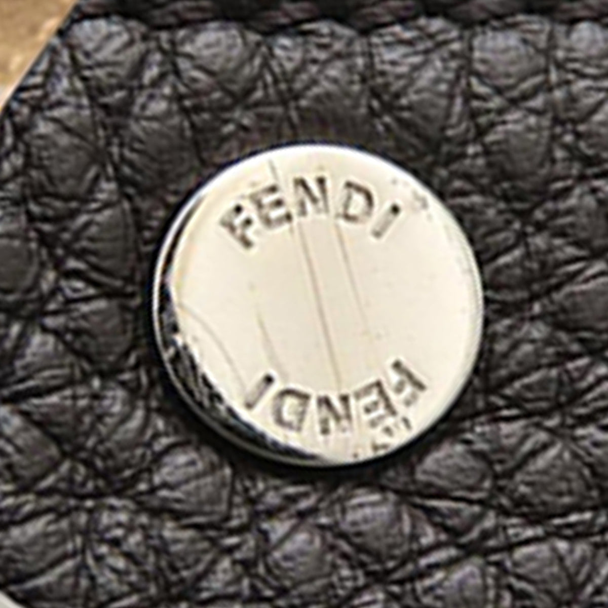 Fendi Small Calfskin Peekaboo X Lite — Brown
