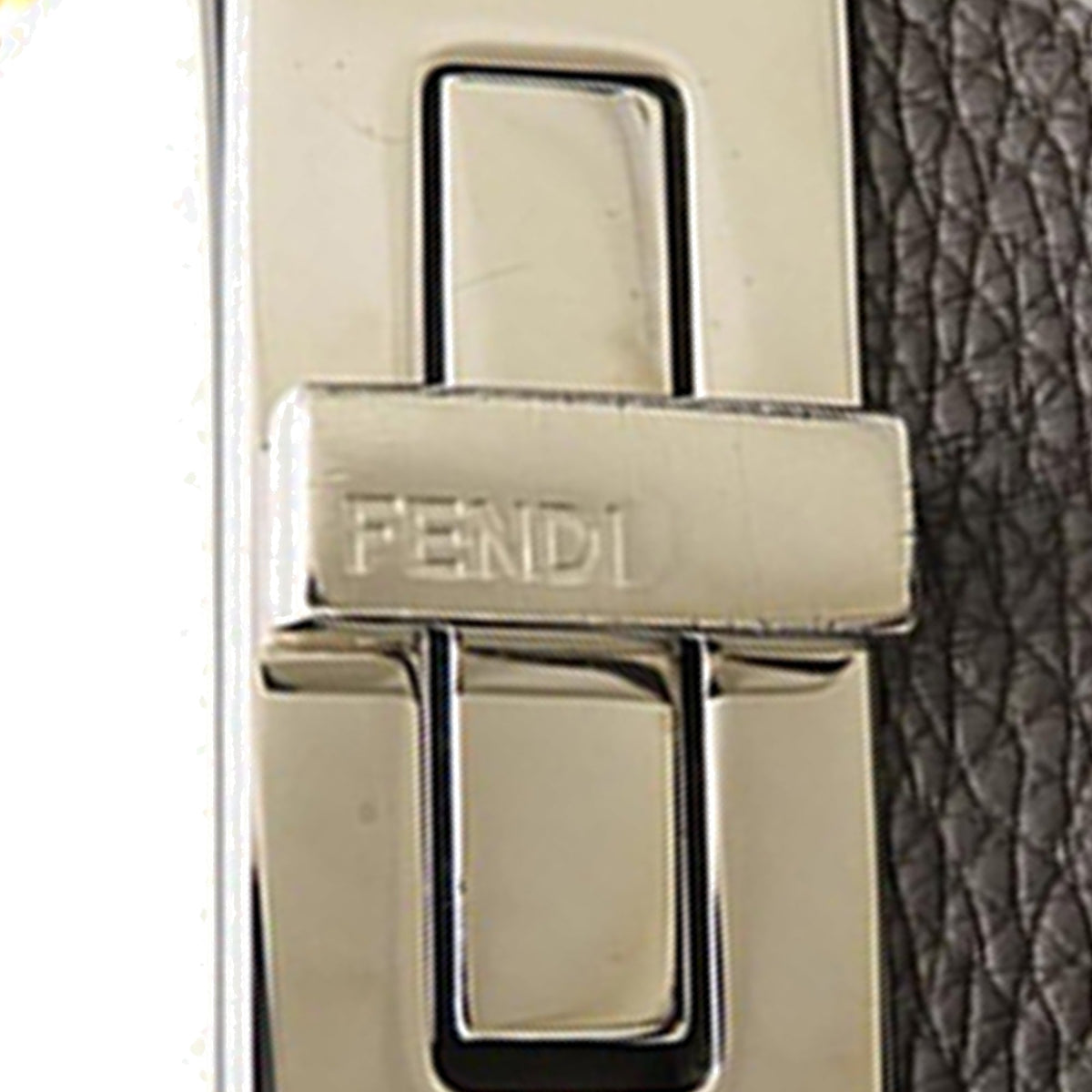 Fendi Small Calfskin Peekaboo X Lite — Brown