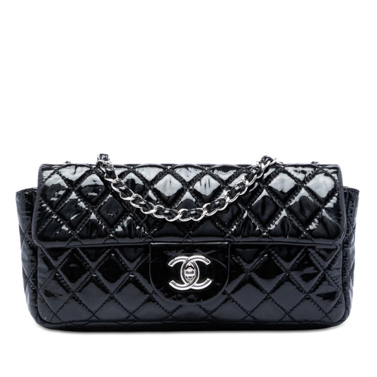 Chanel Quilted Patent East West Single Flap