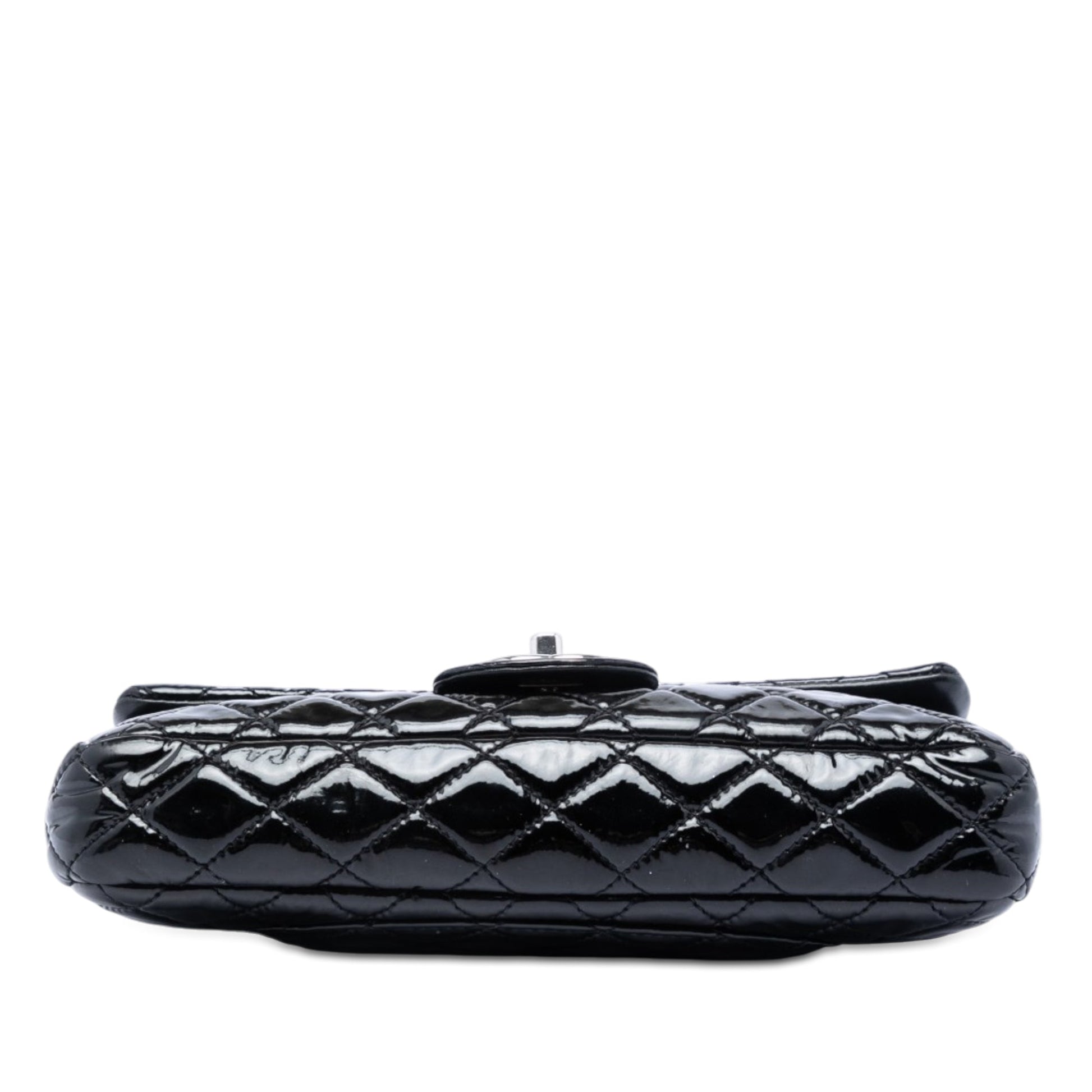 Chanel Quilted Patent East West Single Flap