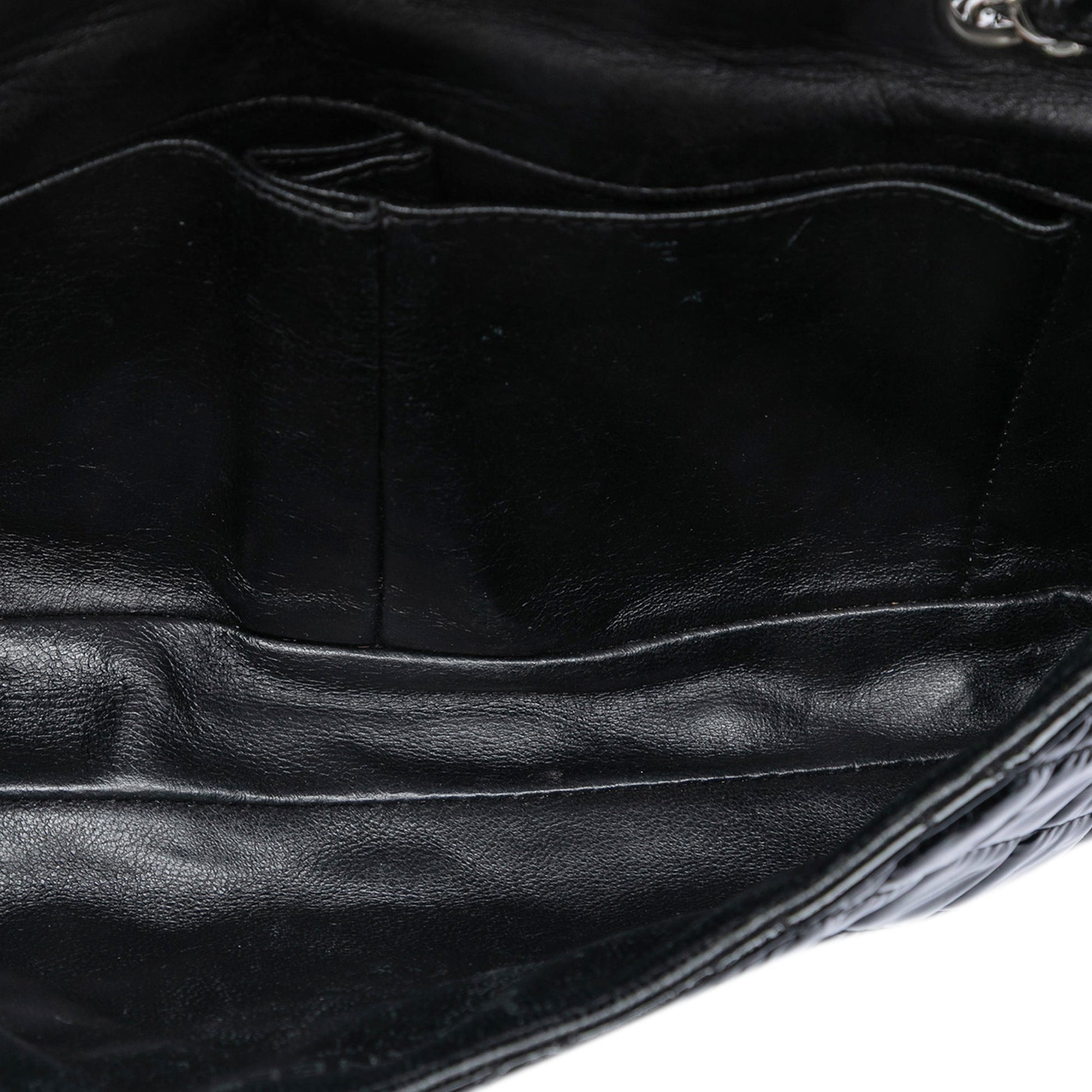 Chanel Quilted Patent East West Single Flap