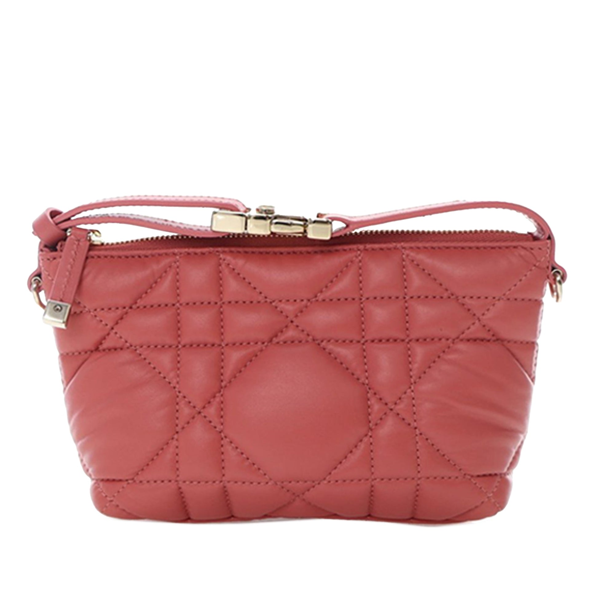 Dior Small Calfskin Macrocannage Diortravel Nomad Pouch