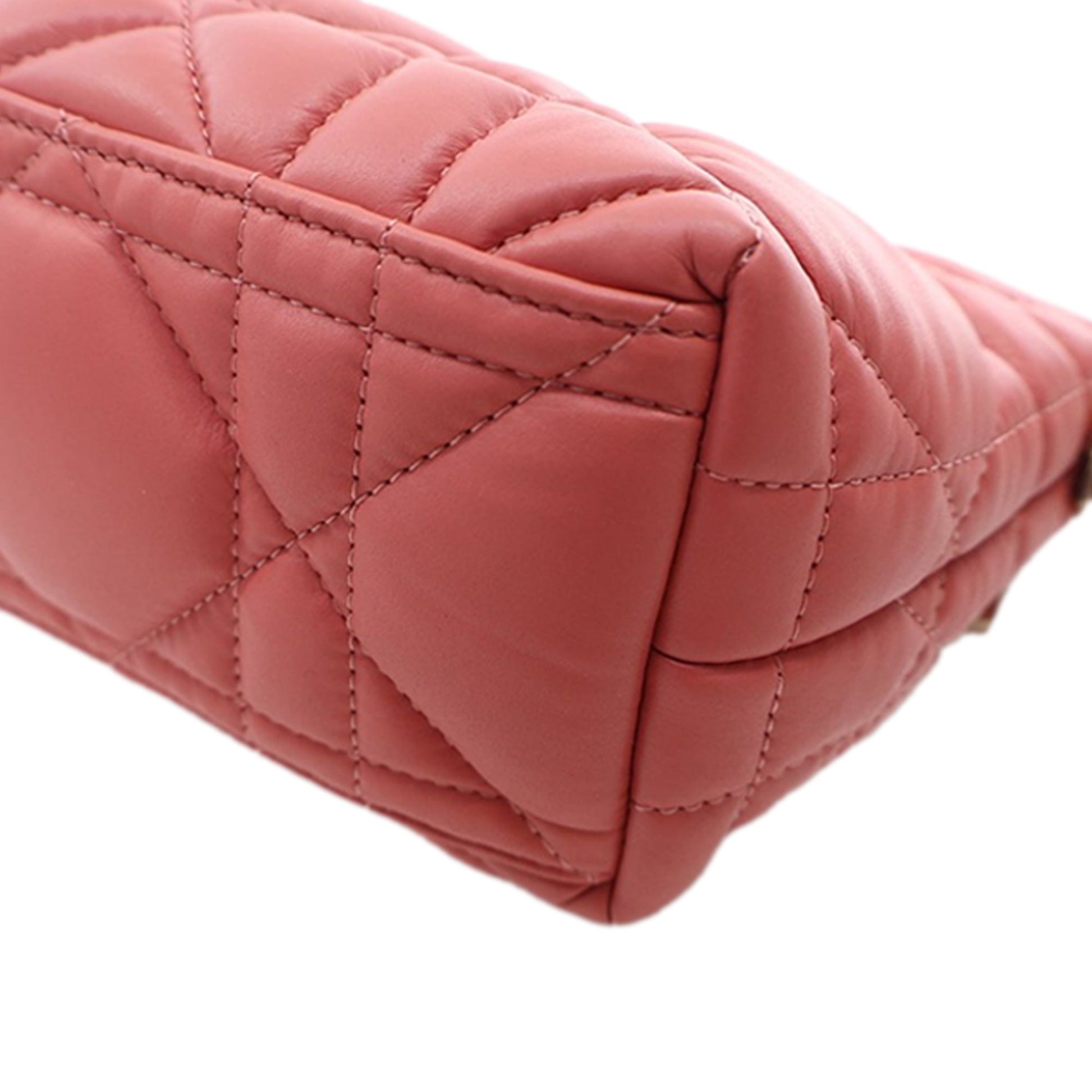 Dior Small Calfskin Macrocannage Diortravel Nomad Pouch