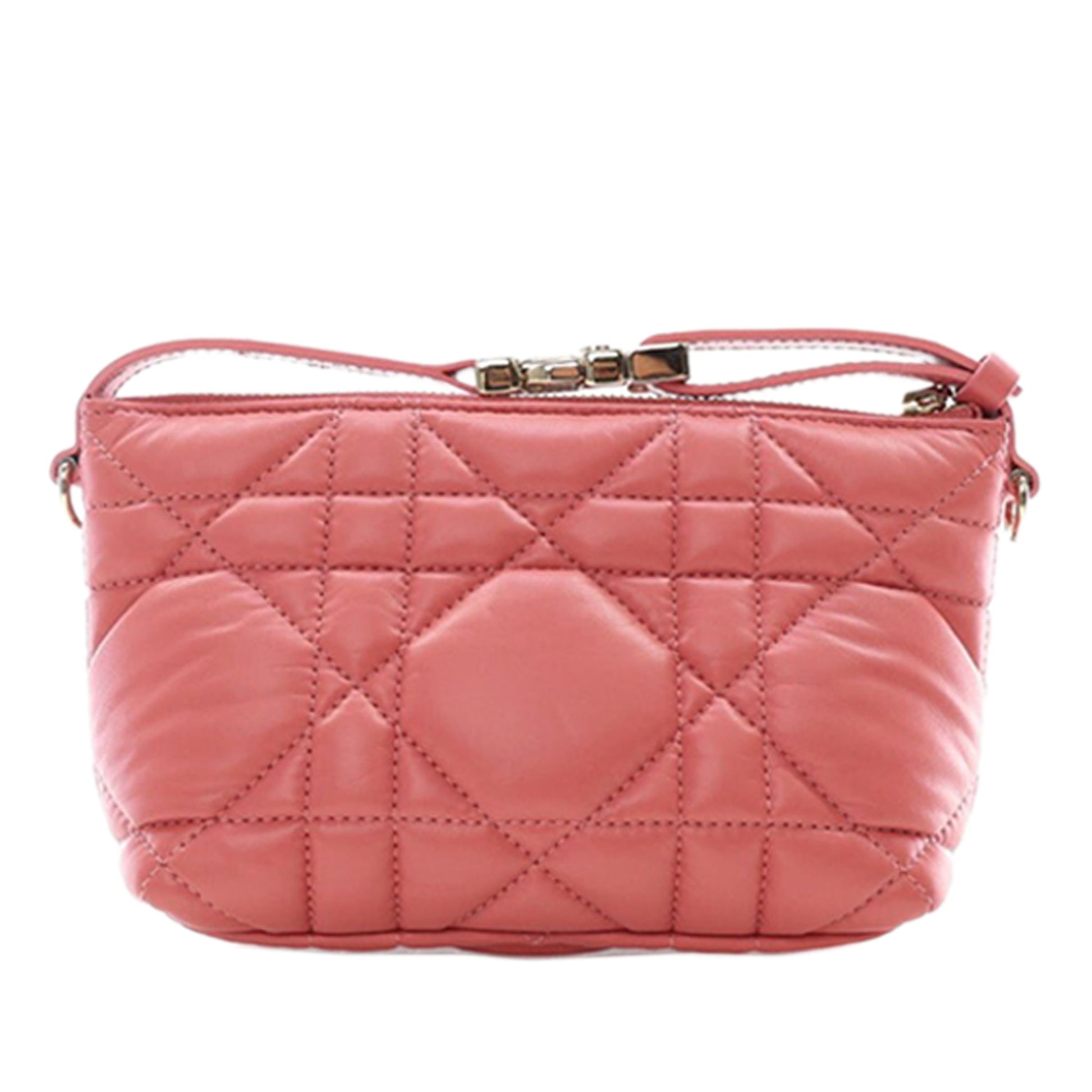Dior Small Calfskin Macrocannage Diortravel Nomad Pouch