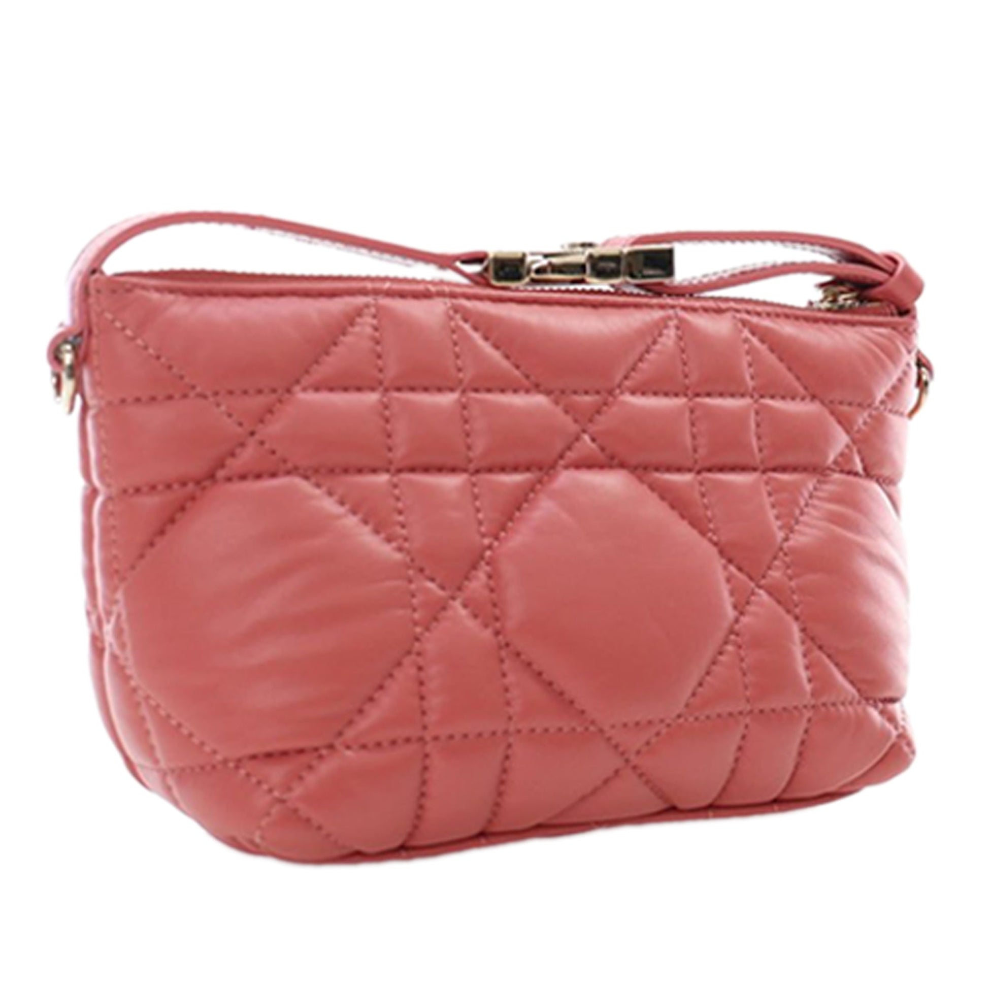 Dior Small Calfskin Macrocannage Diortravel Nomad Pouch