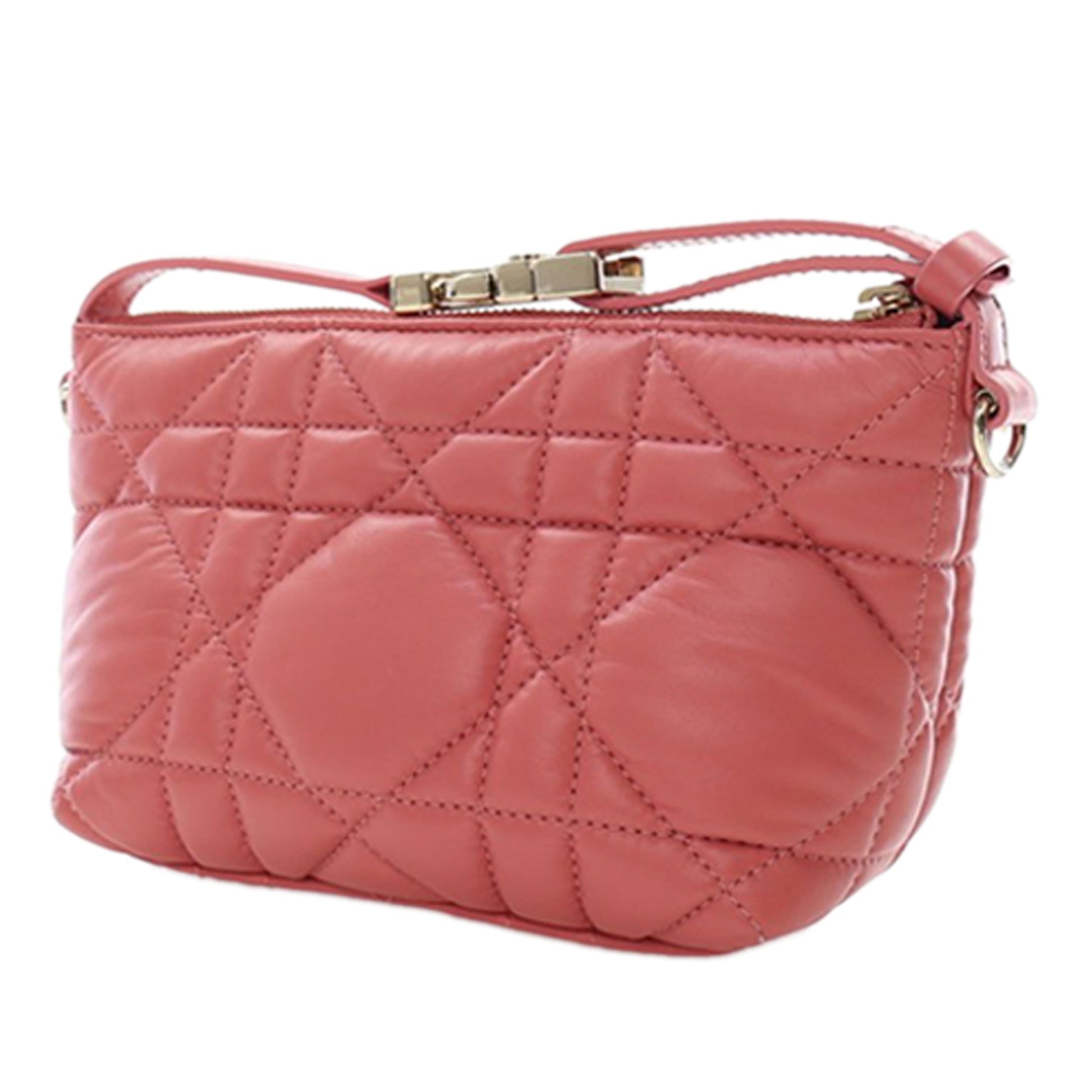 Dior Small Calfskin Macrocannage Diortravel Nomad Pouch