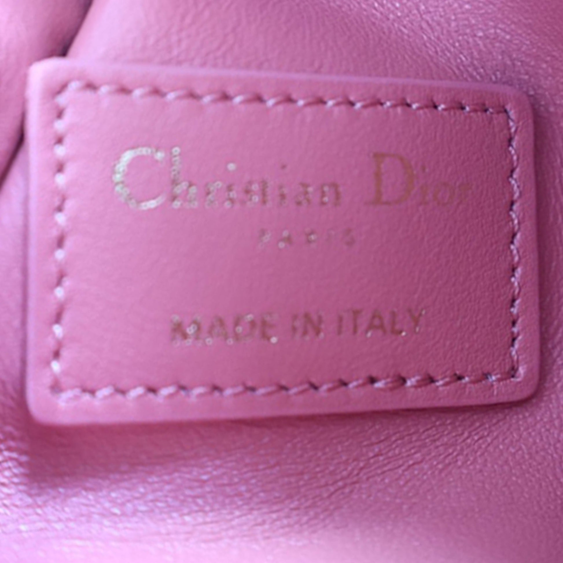 Dior Small Calfskin Macrocannage Diortravel Nomad Pouch