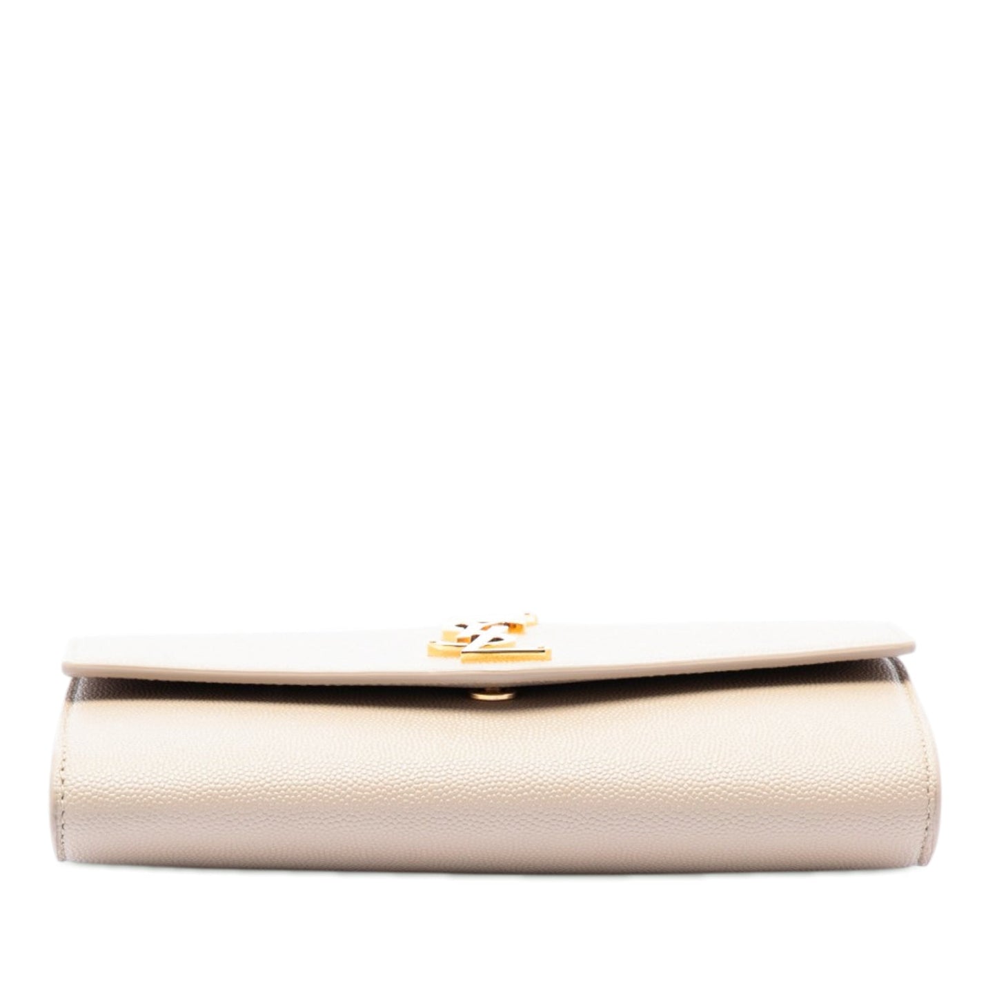 Saint Laurent Grain De Poudre Uptown Chain Wallet